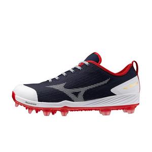 Mizuno Dominant 4 TPU "Navy/Red" Men's Baseball Cleat