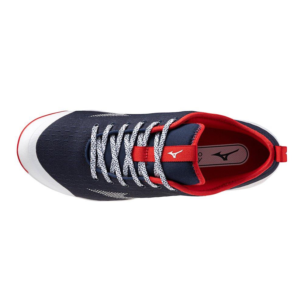 Mizuno Dominant 4 TPU "Navy/Red" Men's Baseball Cleat - NAVY/RED Thumbnail View 3