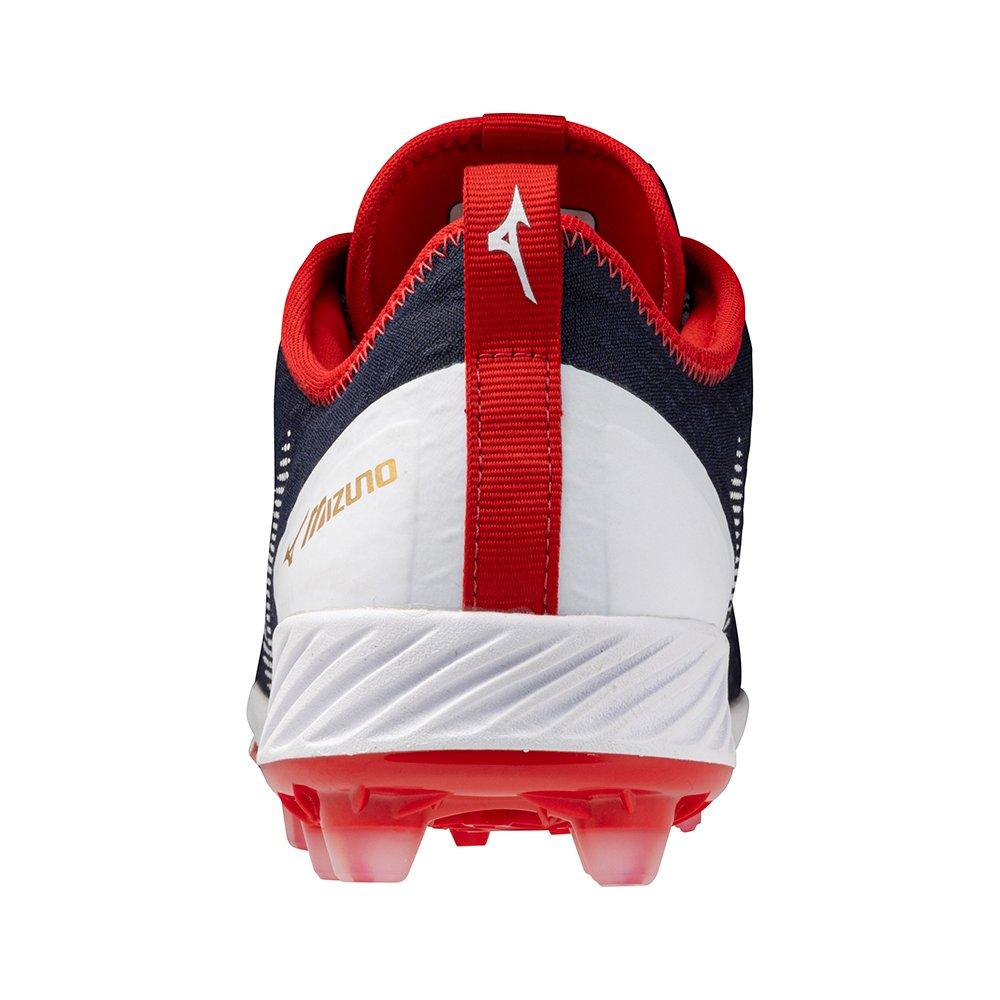 Mizuno Dominant 4 TPU "Navy/Red" Men's Baseball Cleat - NAVY/RED Thumbnail View 5