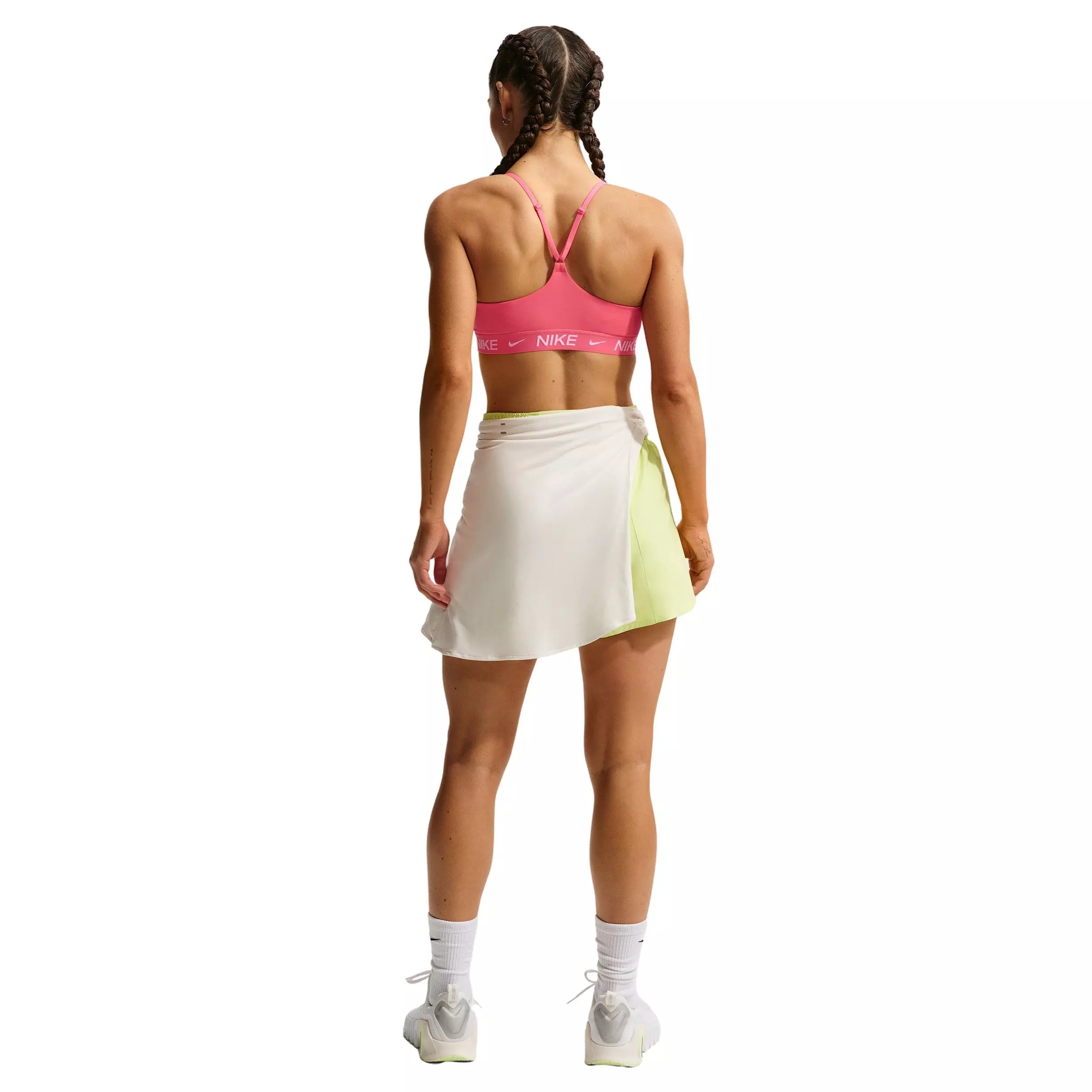 Nike Women's Indy Light Support Padded Adjustable Sports Bra - Coral - CORAL