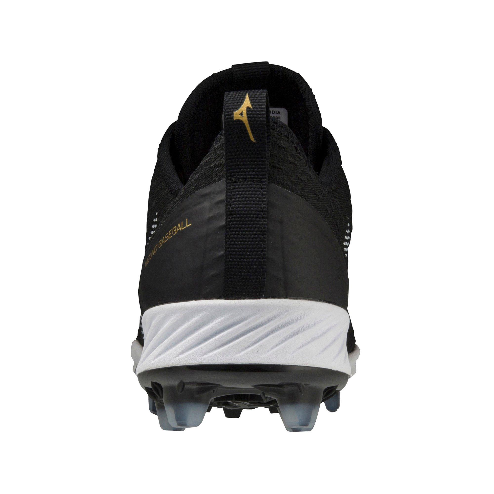 Mizuno Dominant 4 TPU "Black/White" Men's Baseball Cleat - BLACK/WHITE Thumbnail View 5