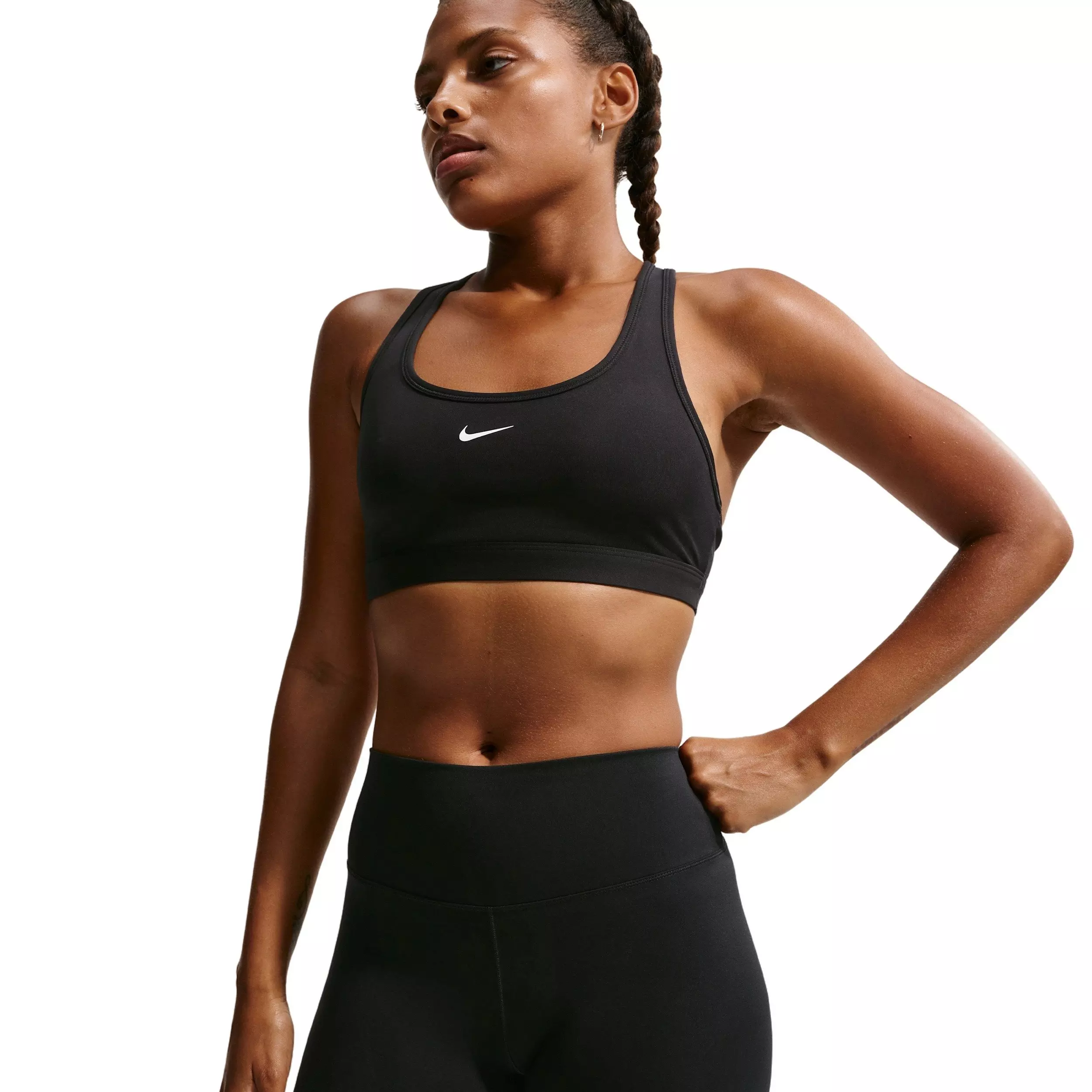 Nike Women's One High-Waisted 5" Biker Shorts - Black - BLACK