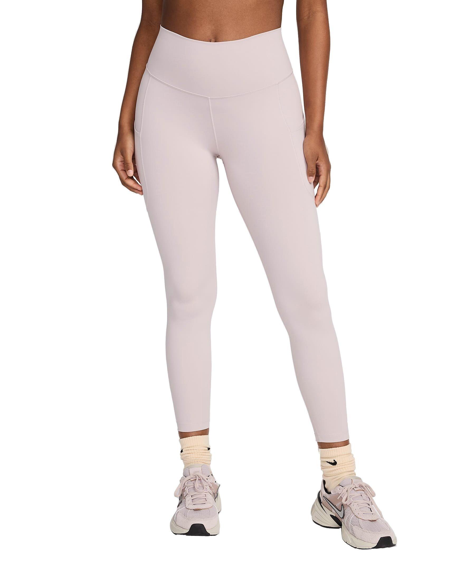 Nike Women's One High-Waisted 7/8 Leggings with Pockets - LIGHT PURPLE Thumbnail View 1