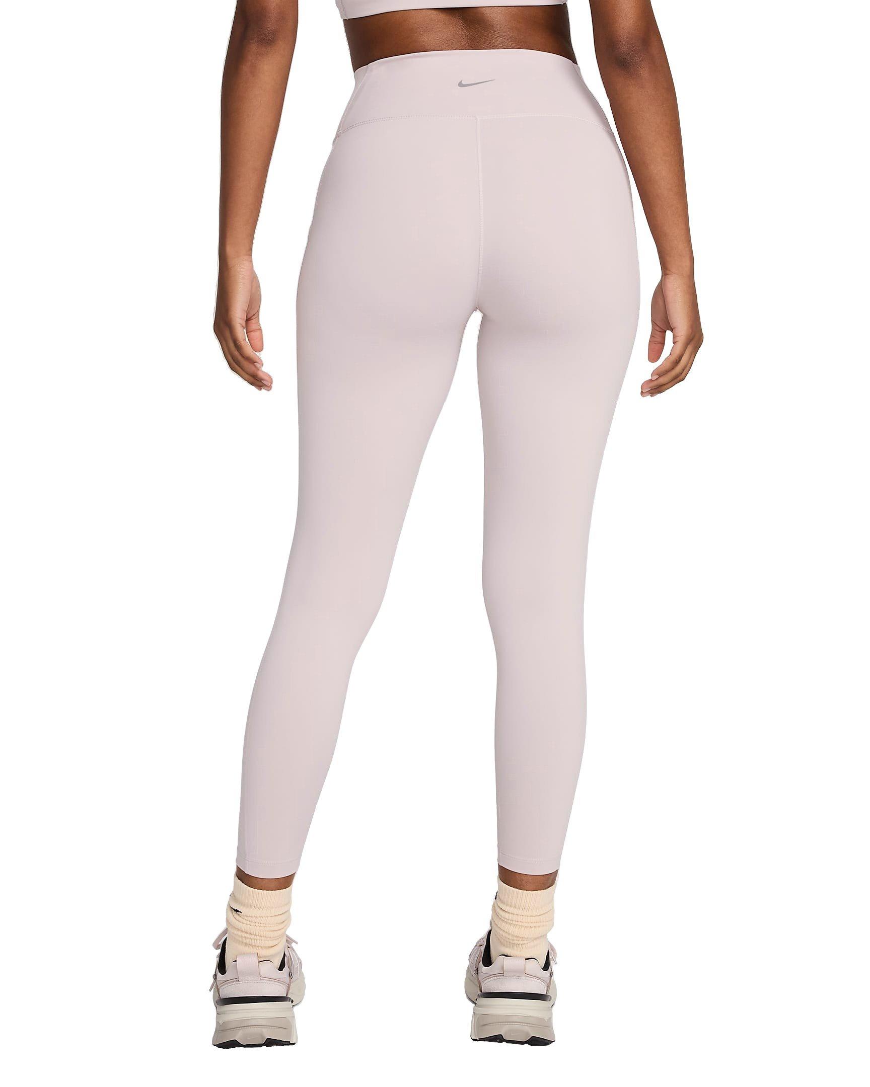 Nike Women's One High-Waisted 7/8 Leggings with Pockets - LIGHT PURPLE Thumbnail View 2