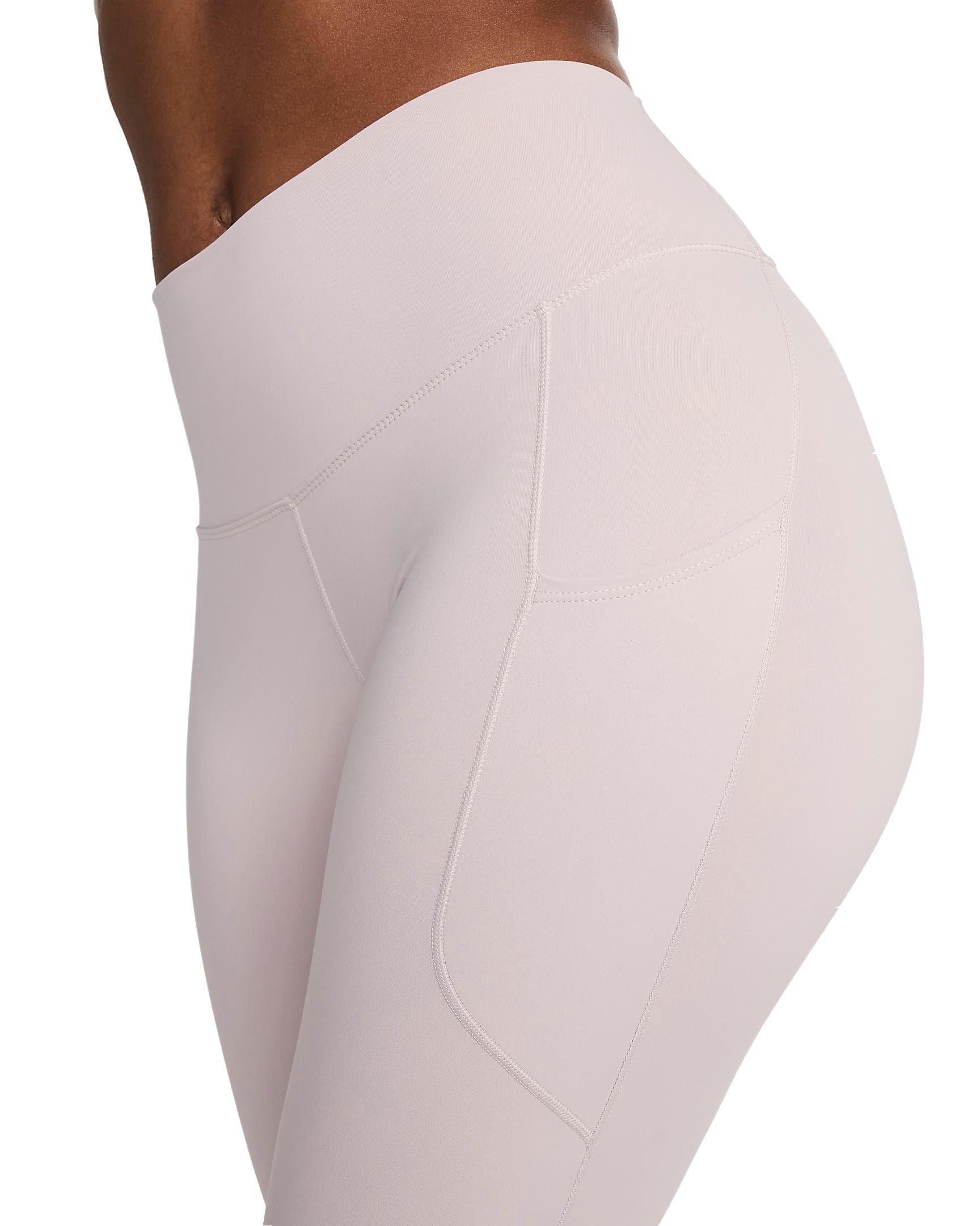 Nike Women's One High-Waisted 7/8 Leggings with Pockets - LIGHT PURPLE Thumbnail View 3