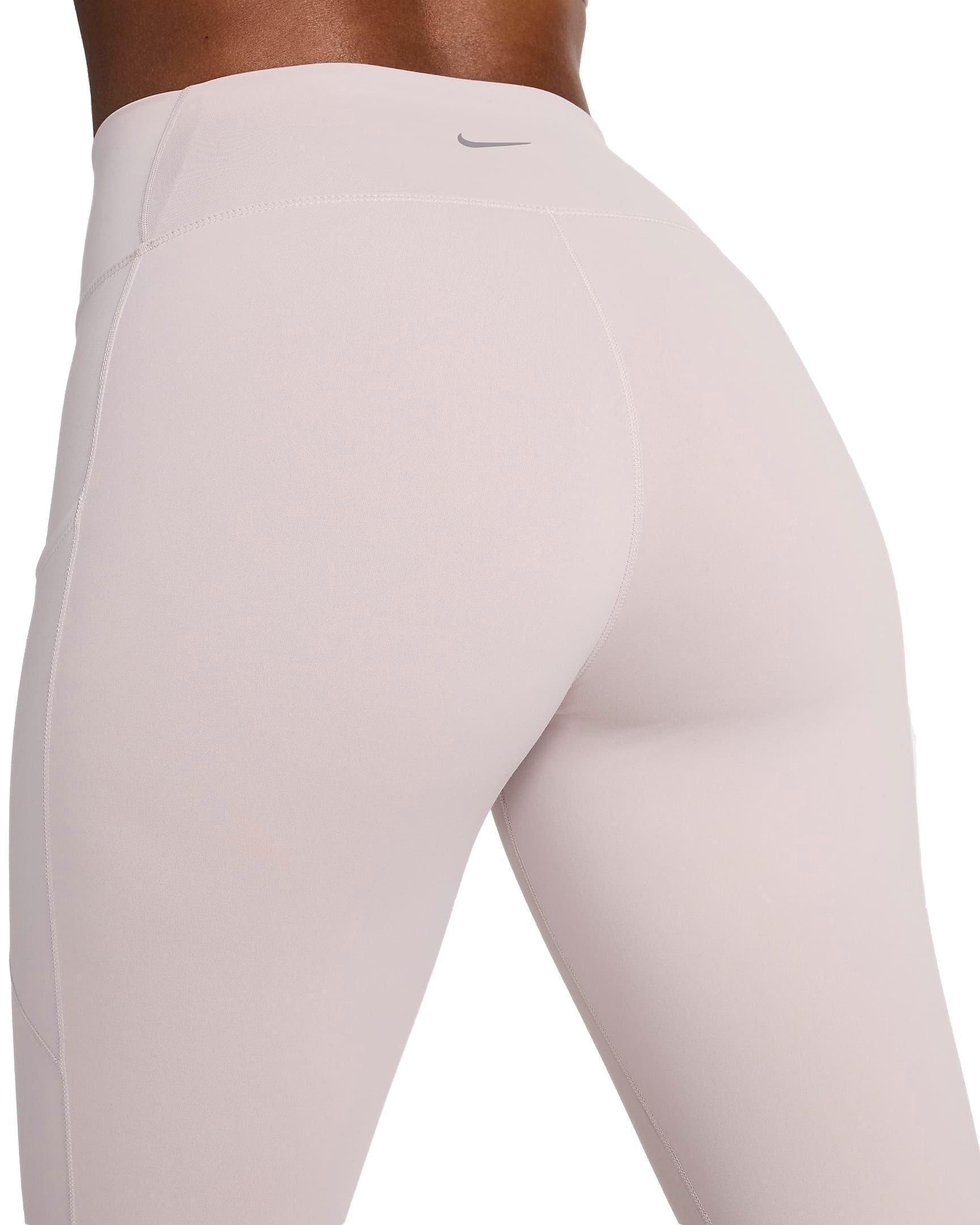 Nike Women's One High-Waisted 7/8 Leggings with Pockets - LIGHT PURPLE Thumbnail View 5