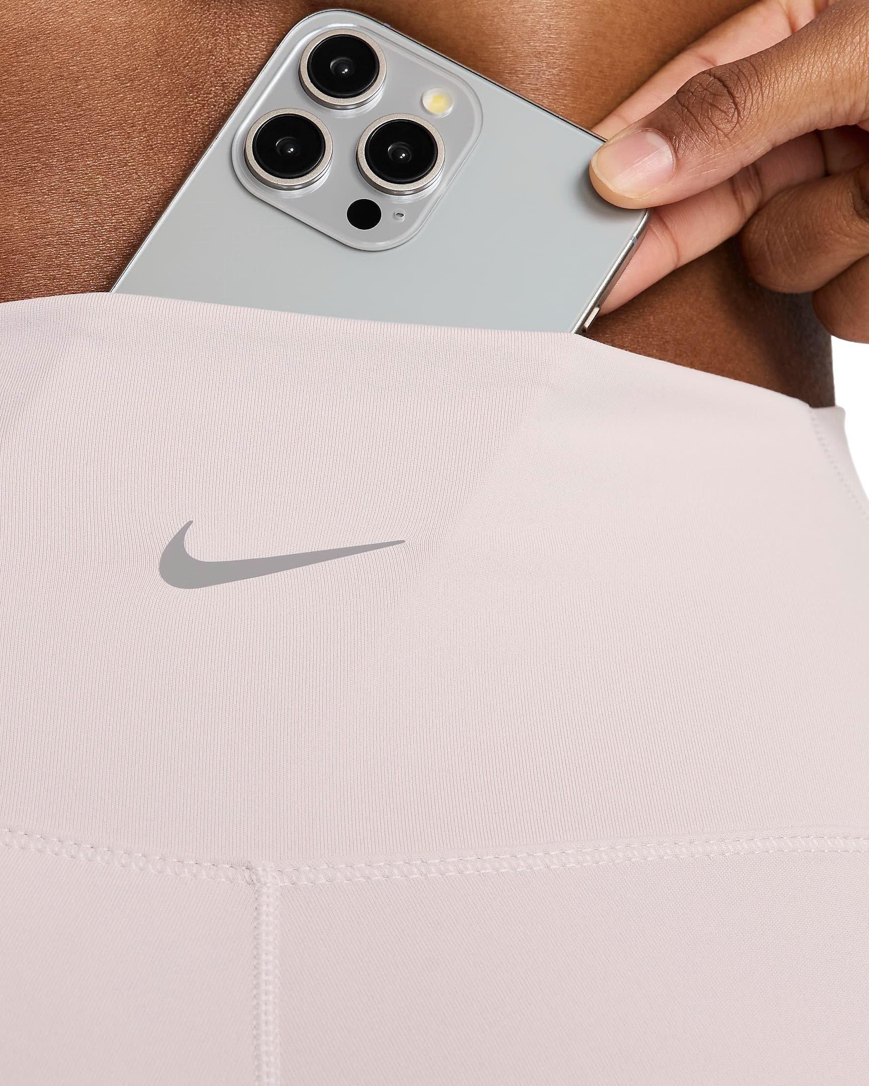 Nike Women's One High-Waisted 7/8 Leggings with Pockets - LIGHT PURPLE Thumbnail View 6