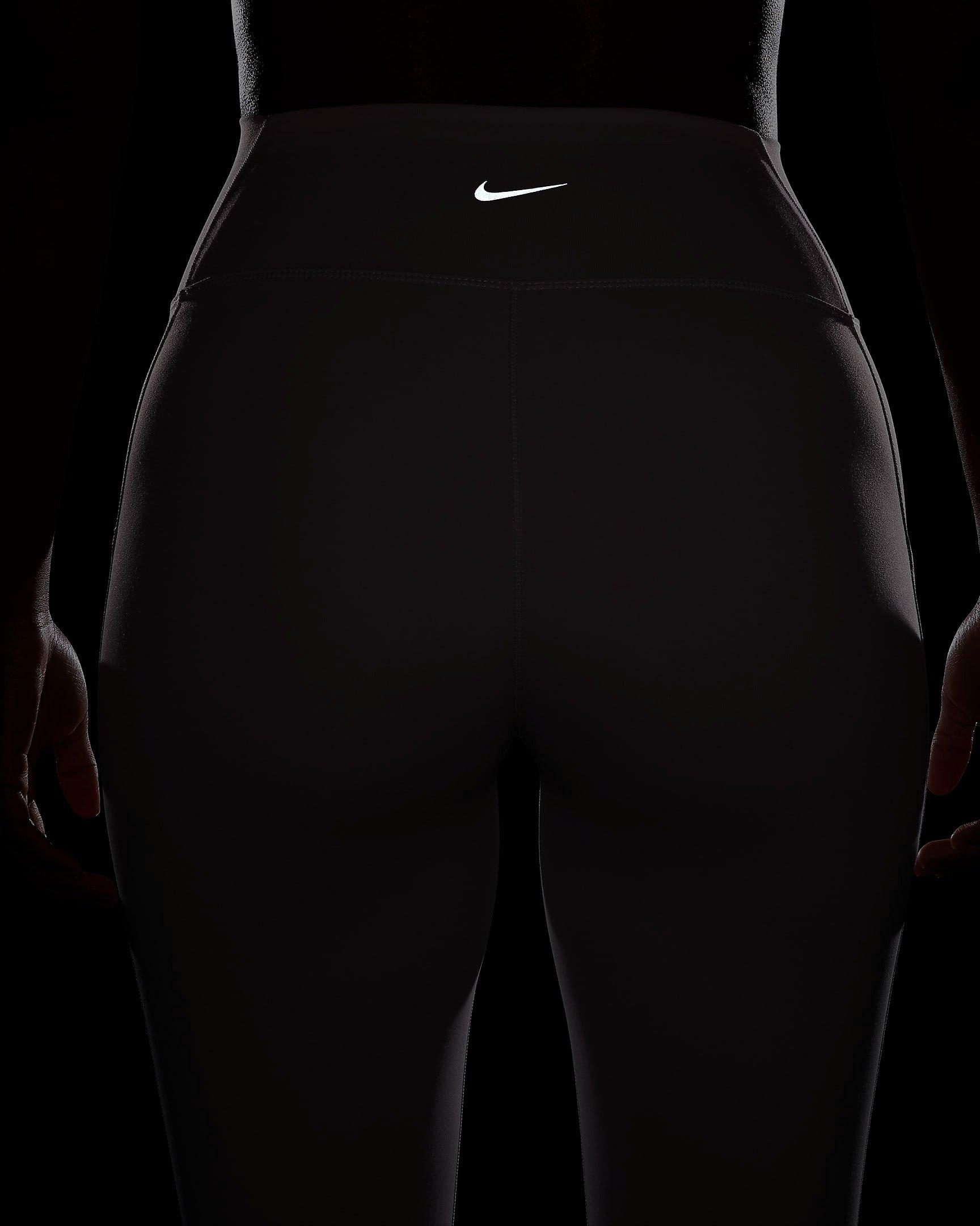 Nike Women's One High-Waisted 7/8 Leggings with Pockets - LIGHT PURPLE Thumbnail View 9