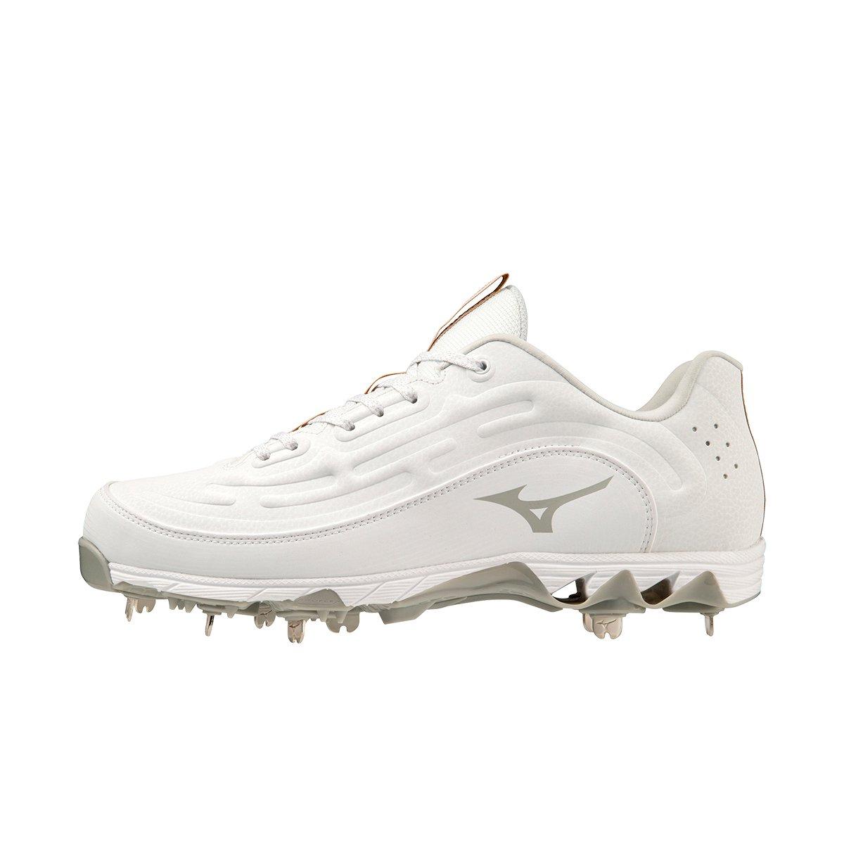 Mizuno 9-Spike Ambition 3 "White" Men's Baseball Cleat - WHITE Thumbnail View 2