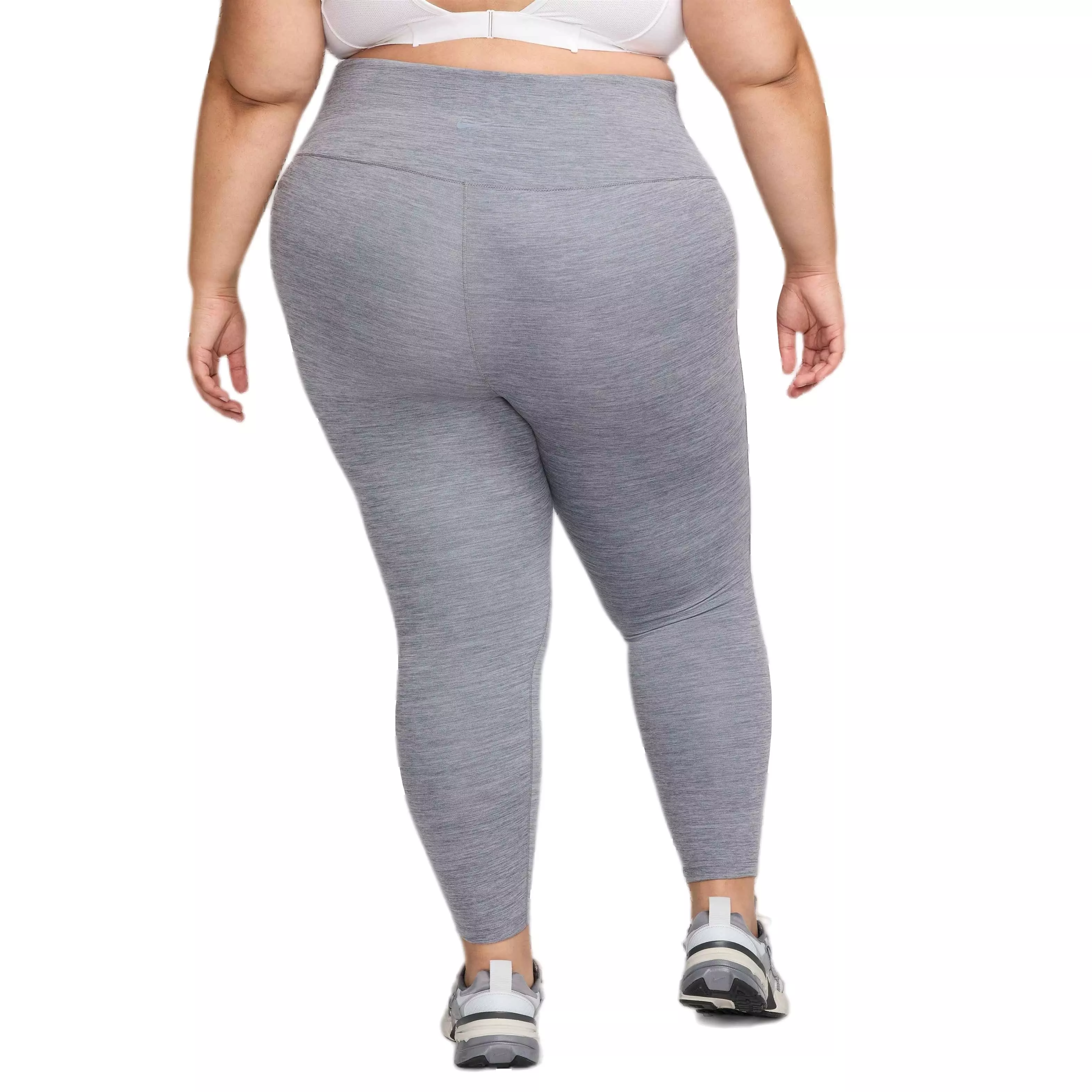 Nike Women's One High Waisted 7/8 Leggings with Pockets - GREY