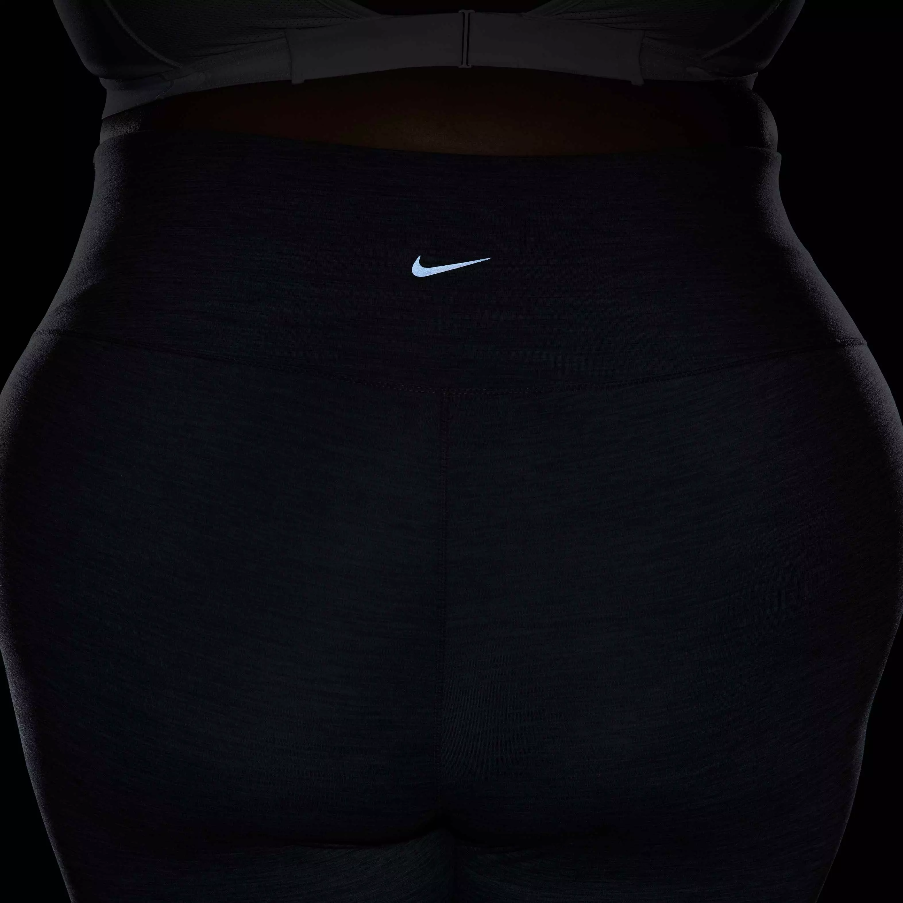 Nike Women's One High Waisted 7/8 Leggings with Pockets - GREY