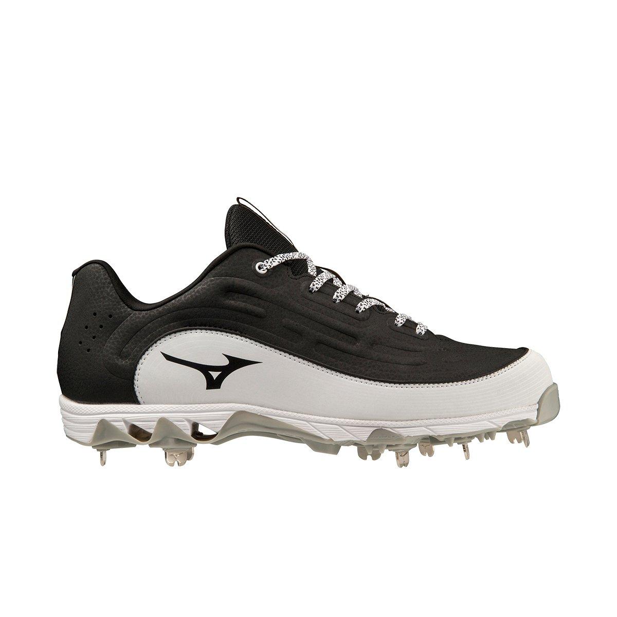 Mizuno 9-Spike Ambition 3 "Black/White" Men's Baseball Cleat - BLACK/WHITE Thumbnail View 1