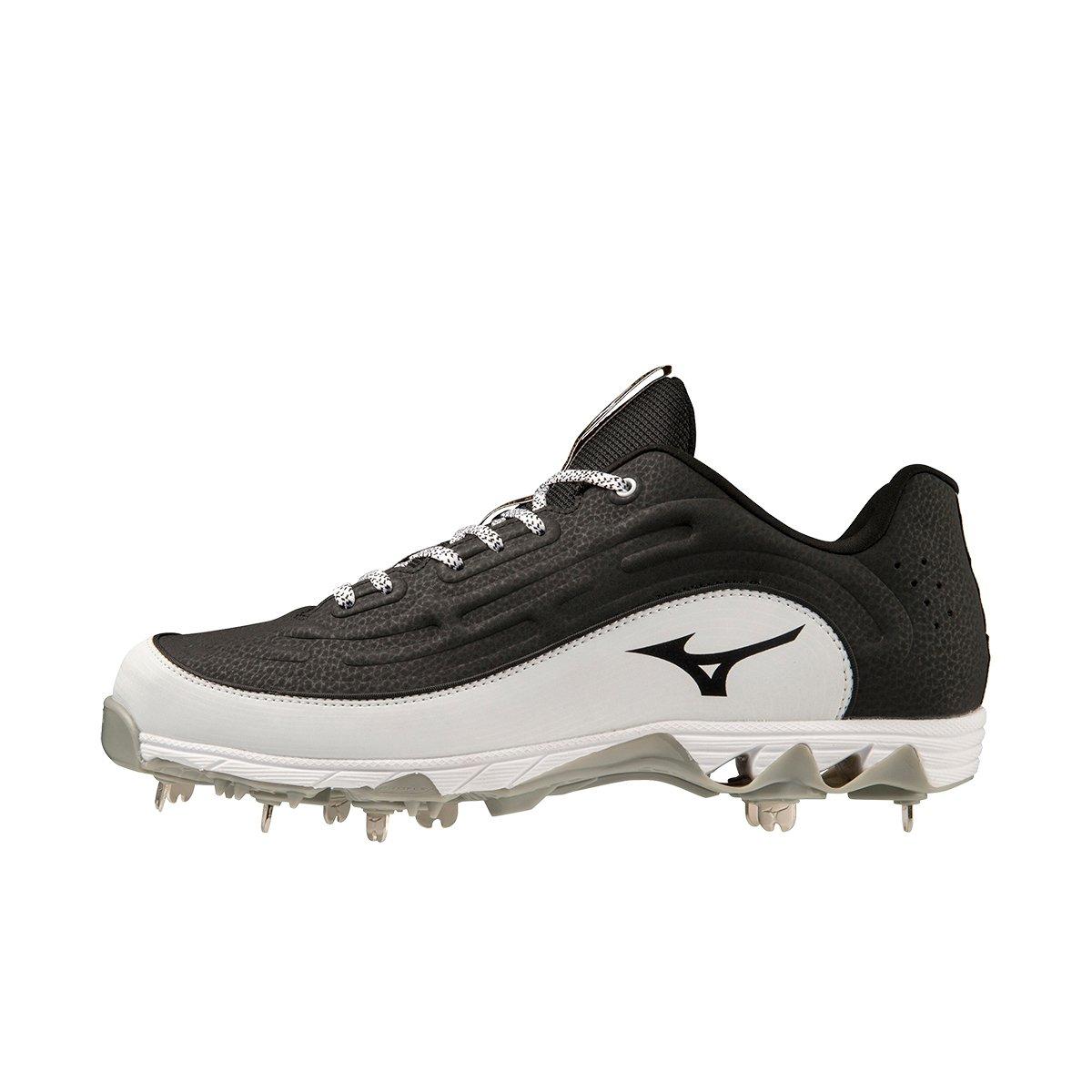 Mizuno 9-Spike Ambition 3 "Black/White" Men's Baseball Cleat - BLACK/WHITE Thumbnail View 2