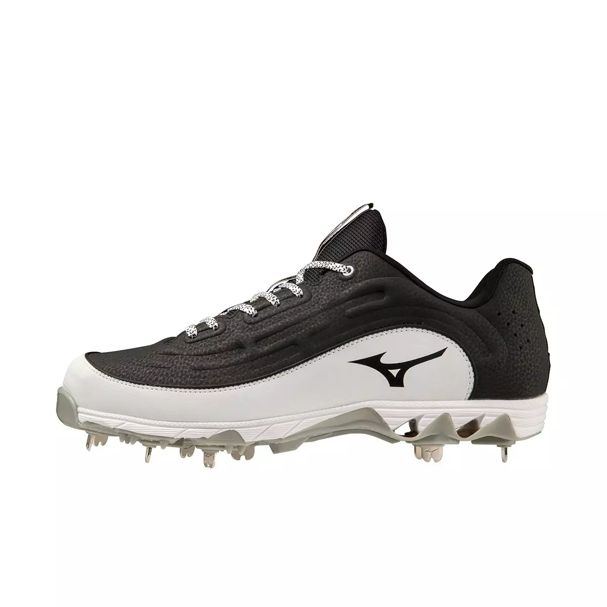 Mizuno 9-Spike Ambition 3 "Black/White" Men's Baseball Cleat - BLACK/WHITE