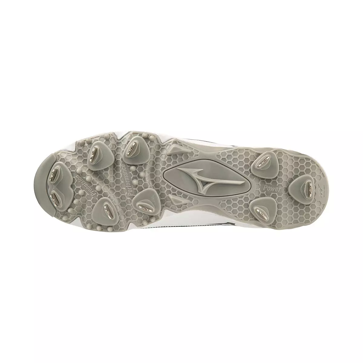 Mizuno 9-Spike Ambition 3 "Black/White" Men's Baseball Cleat - BLACK/WHITE