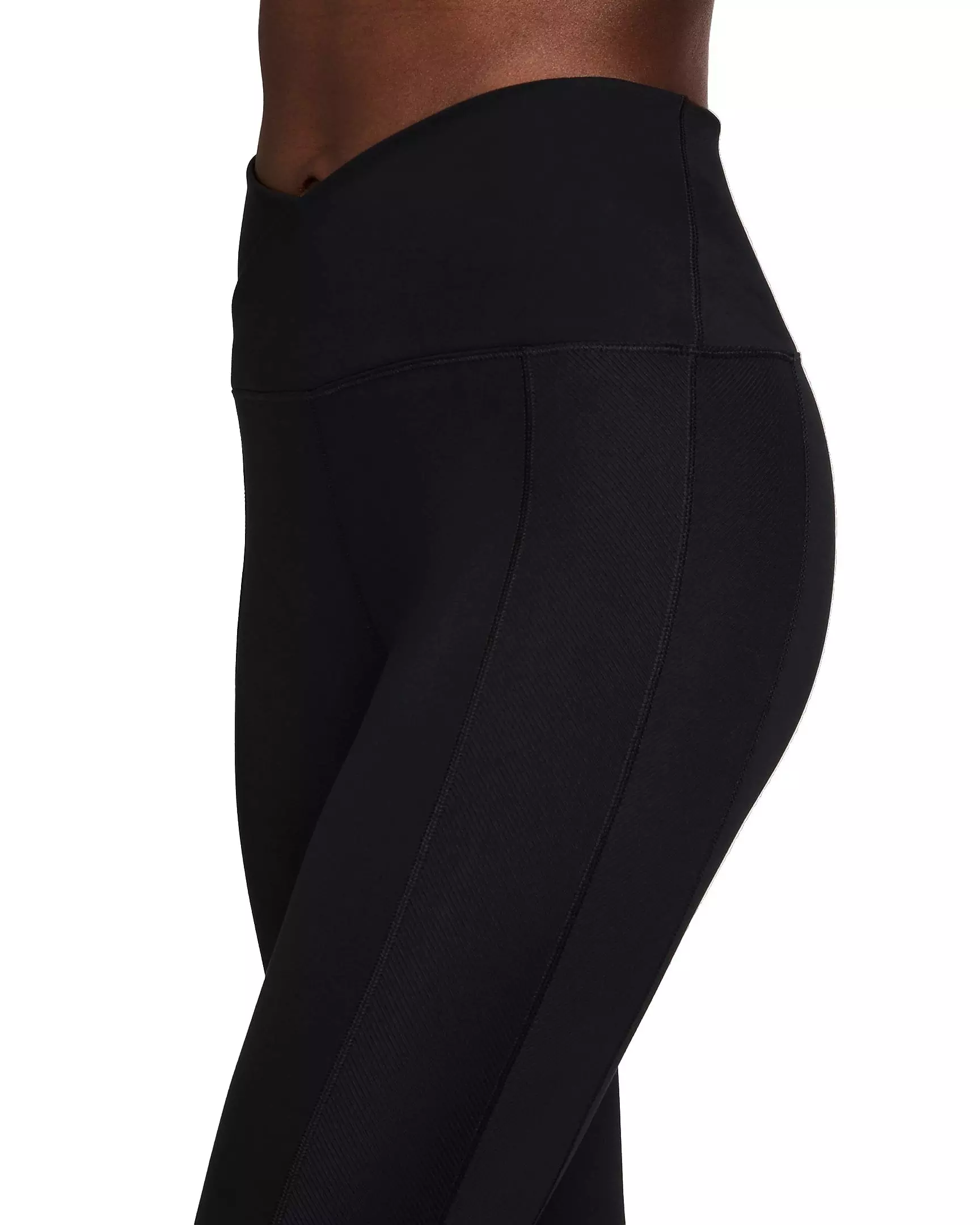 Nike Women's One Wrap High-Waisted 7/8 Leggings - BLACK