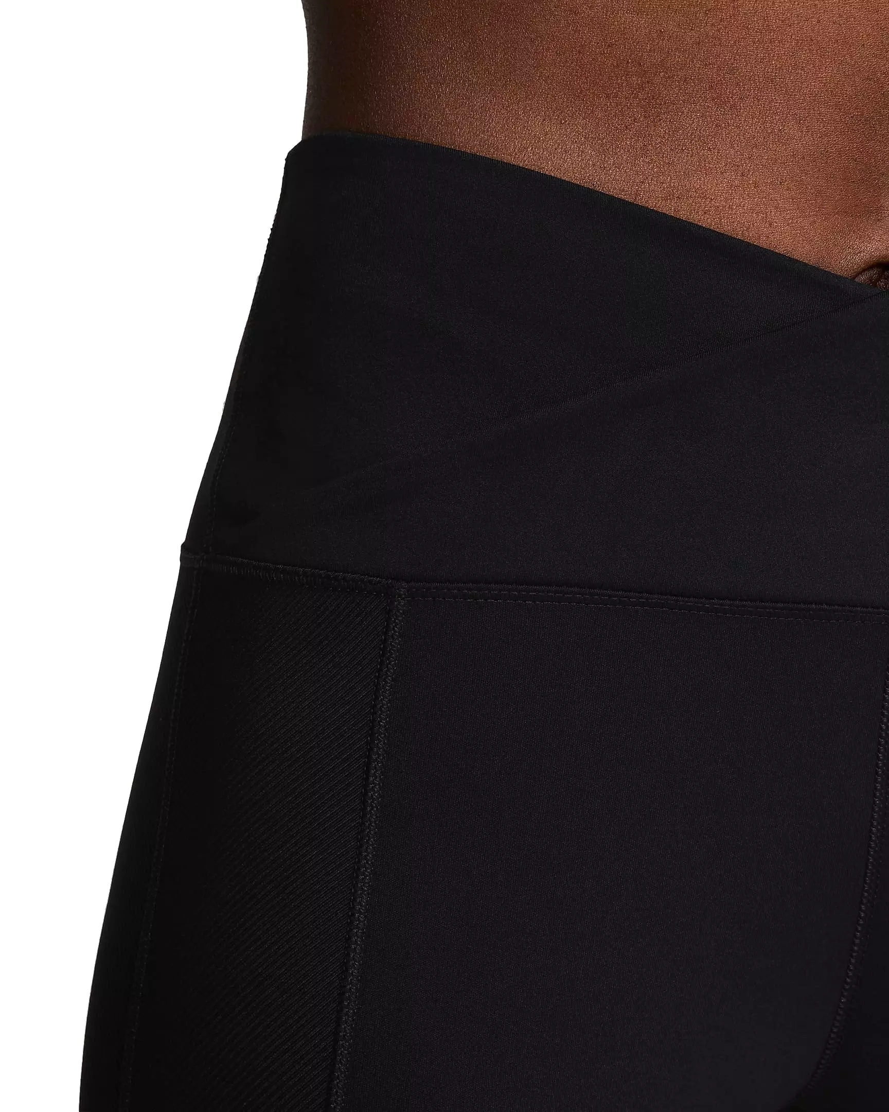 Nike Women's One Wrap High-Waisted 7/8 Leggings - BLACK