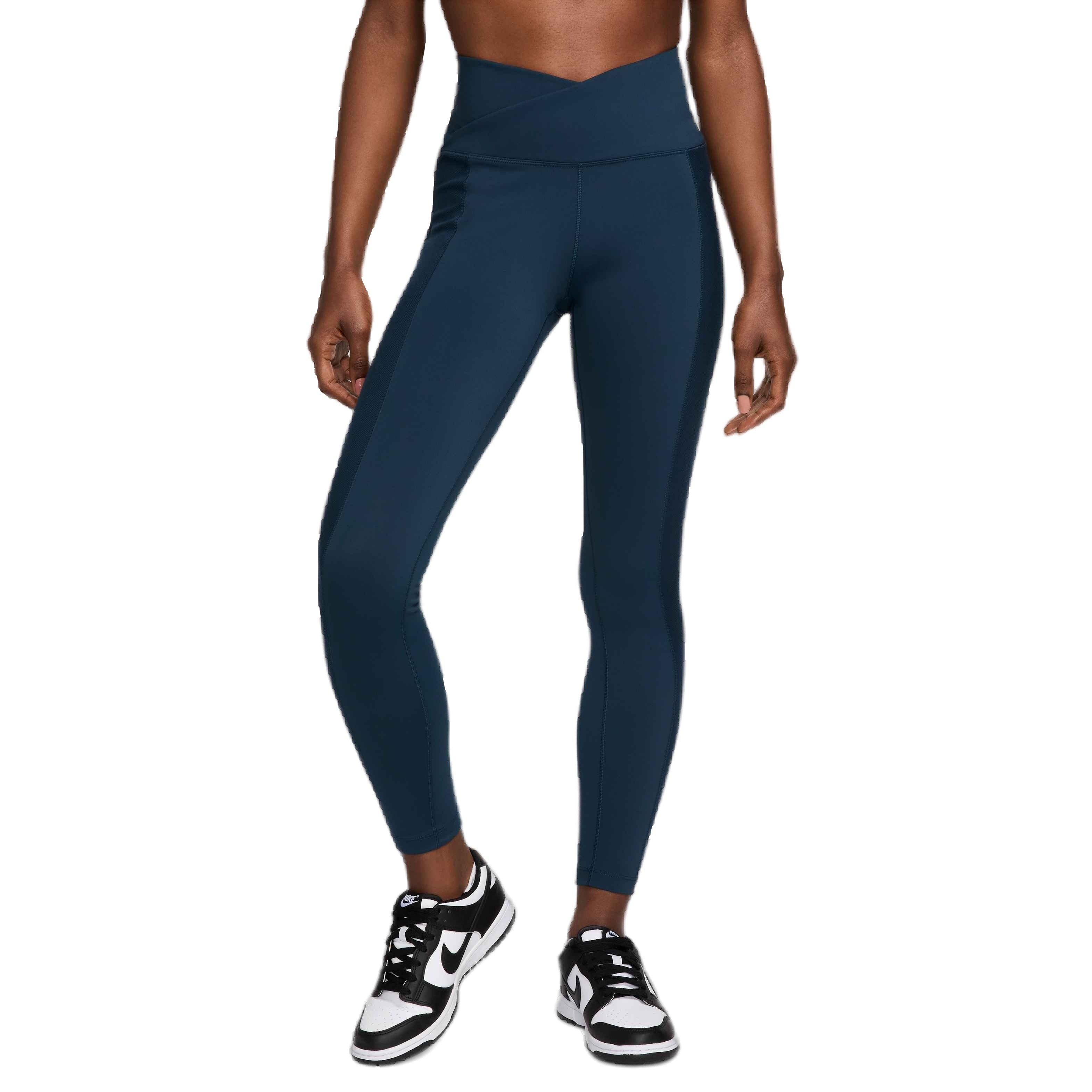 Nike Women's One Wrap High-Waisted 7/8 Leggings - NAVY Thumbnail View 1
