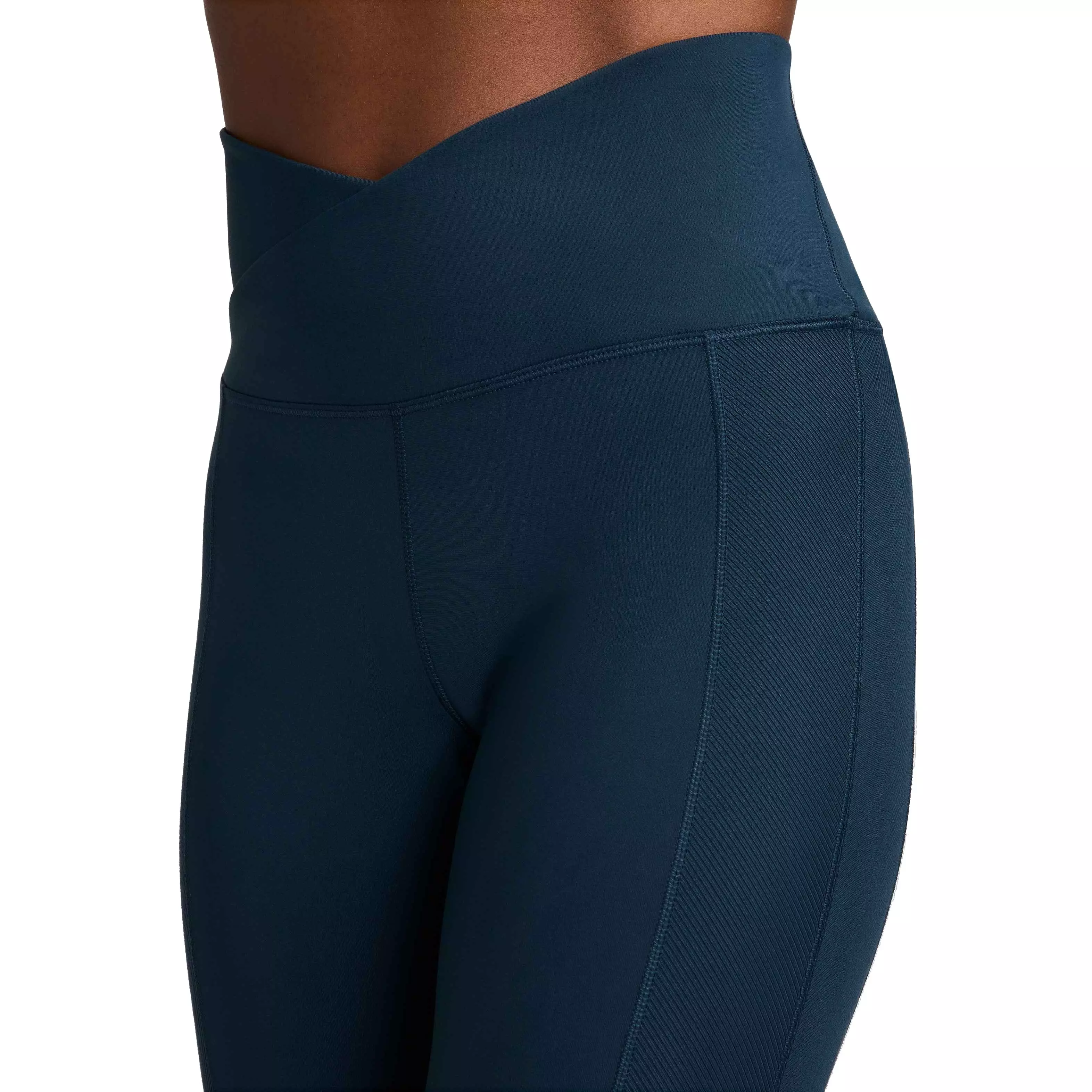 Nike Women's One Wrap High-Waisted 7/8 Leggings - NAVY