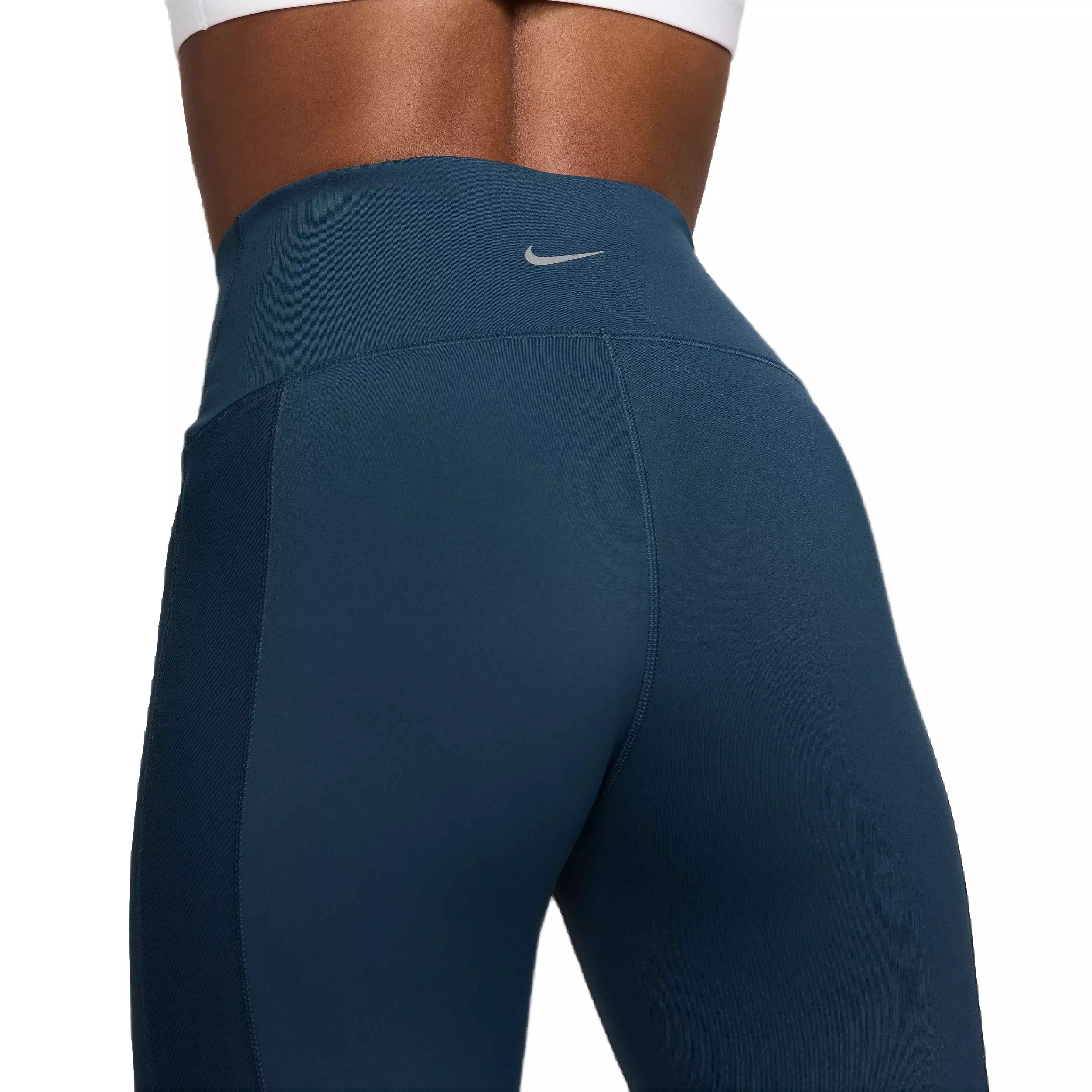 Nike Women's One Wrap High-Waisted 7/8 Leggings - NAVY
