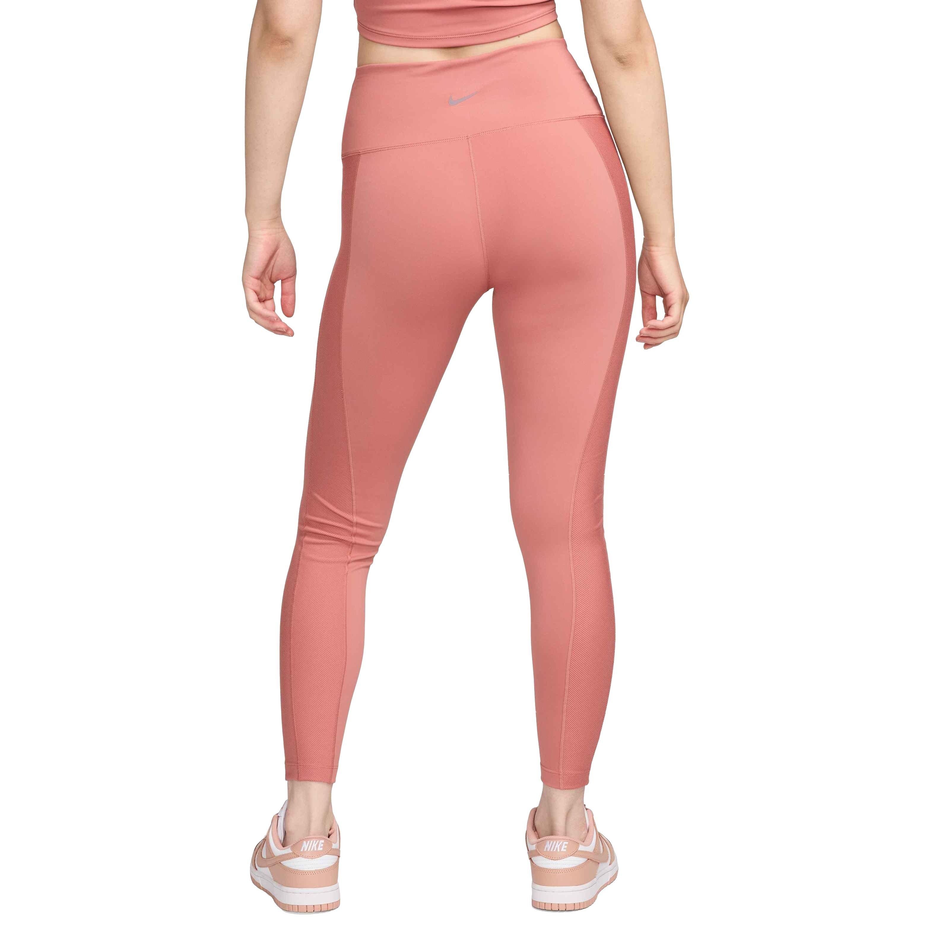 Nike Women's One Wrap High-Waisted 7/8 Leggings - PINK Thumbnail View 2