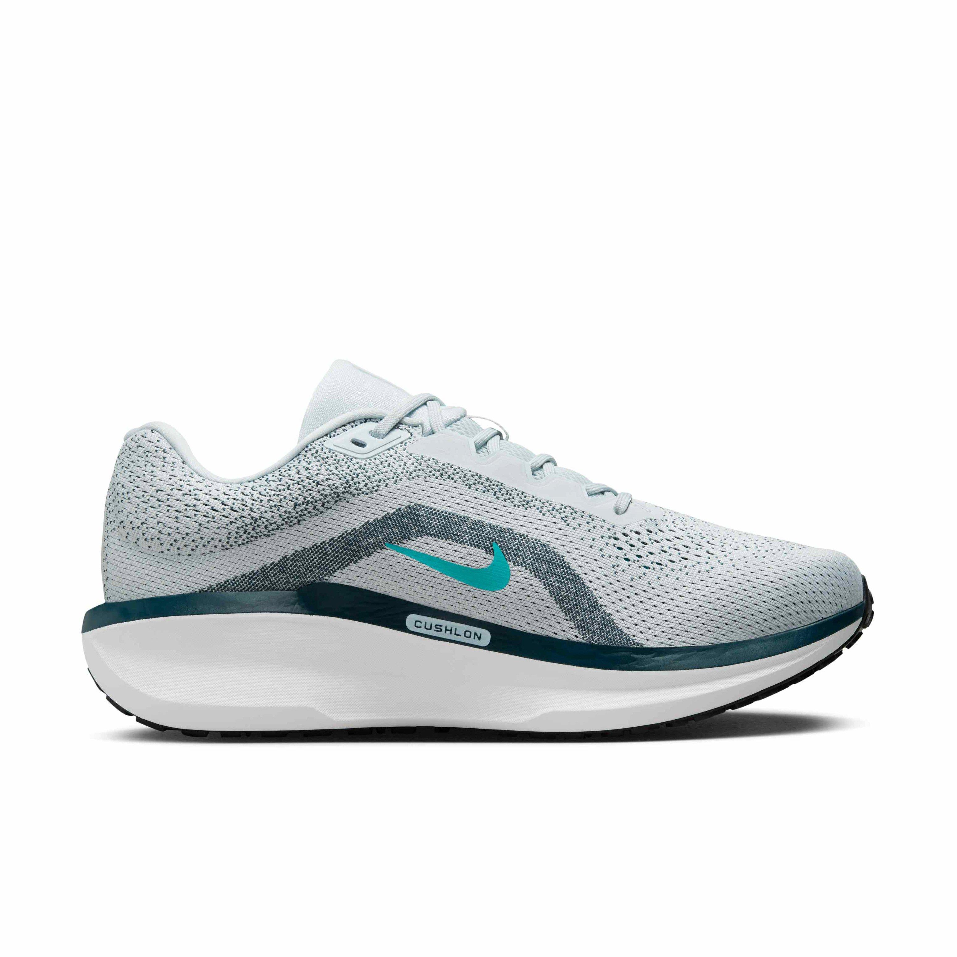 Nike Winflo 11 "Pure Platinum/Armory Navy/Photon Dust/Dusty Cactus" Men's Wide Running Shoe - PLATINUM/NAVY/DUST/CACTUS