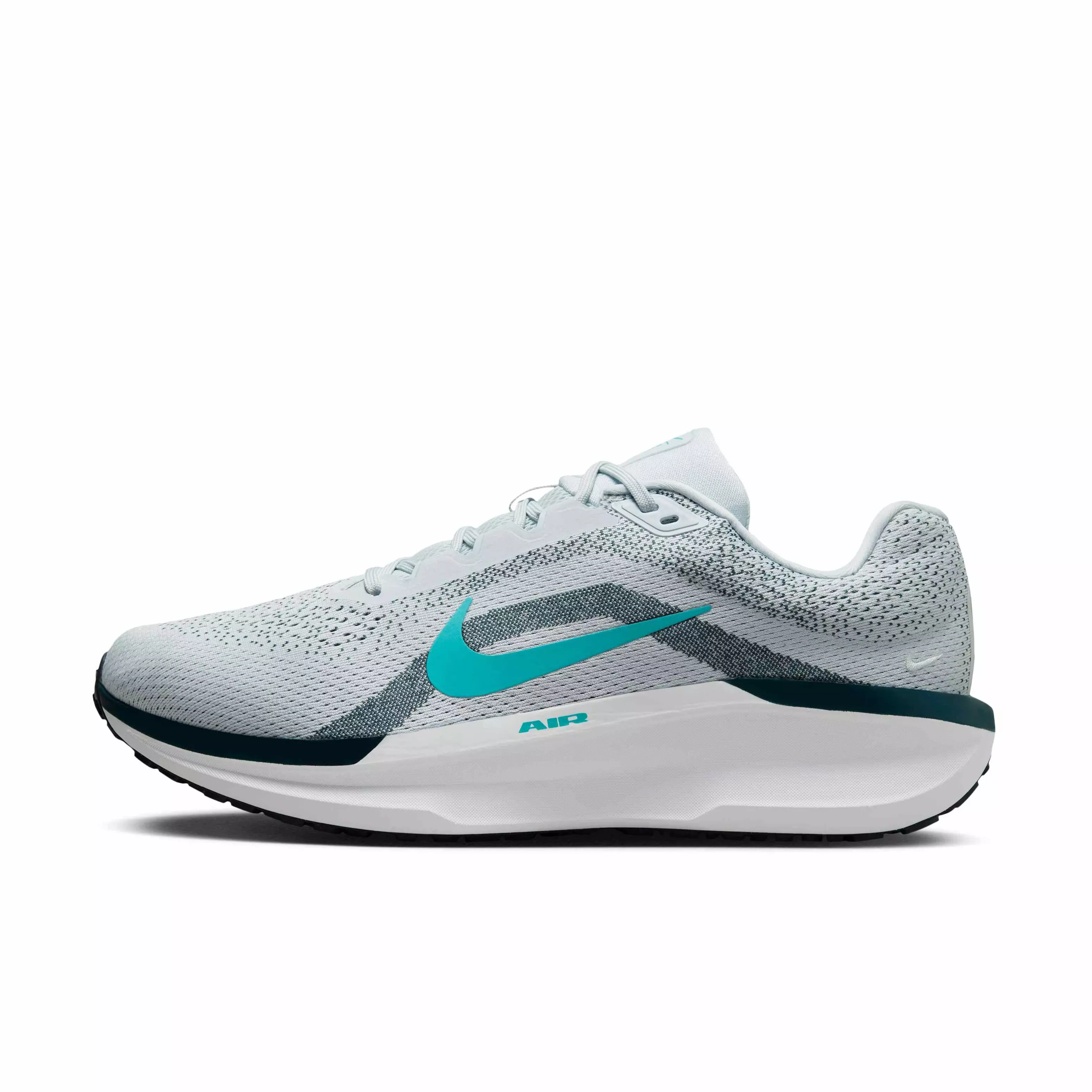 Nike Winflo 11 "Pure Platinum/Armory Navy/Photon Dust/Dusty Cactus" Men's Wide Running Shoe - PLATINUM/NAVY/DUST/CACTUS