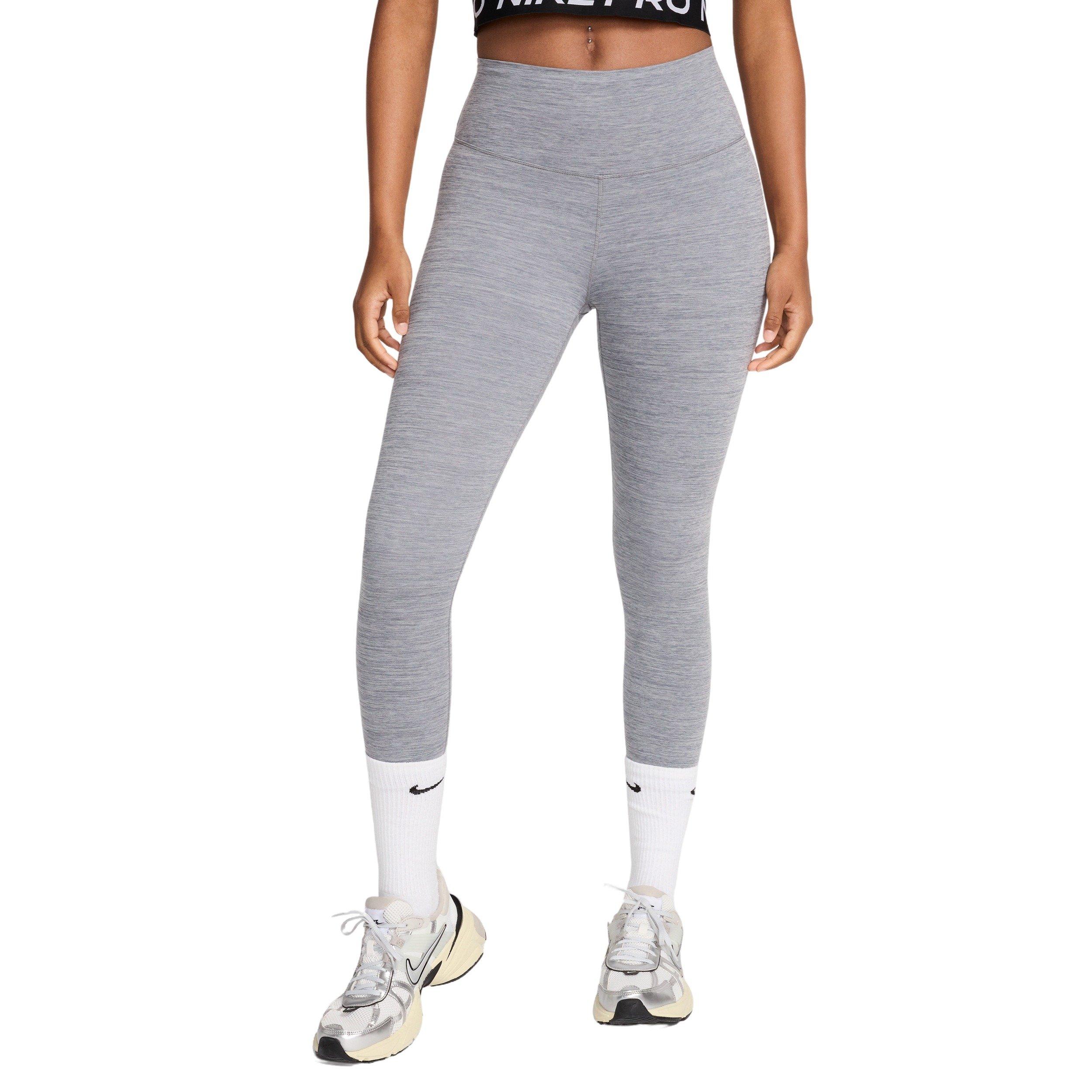 Nike Women's One High-Waisted Crop Leggings - GREY Thumbnail View 1
