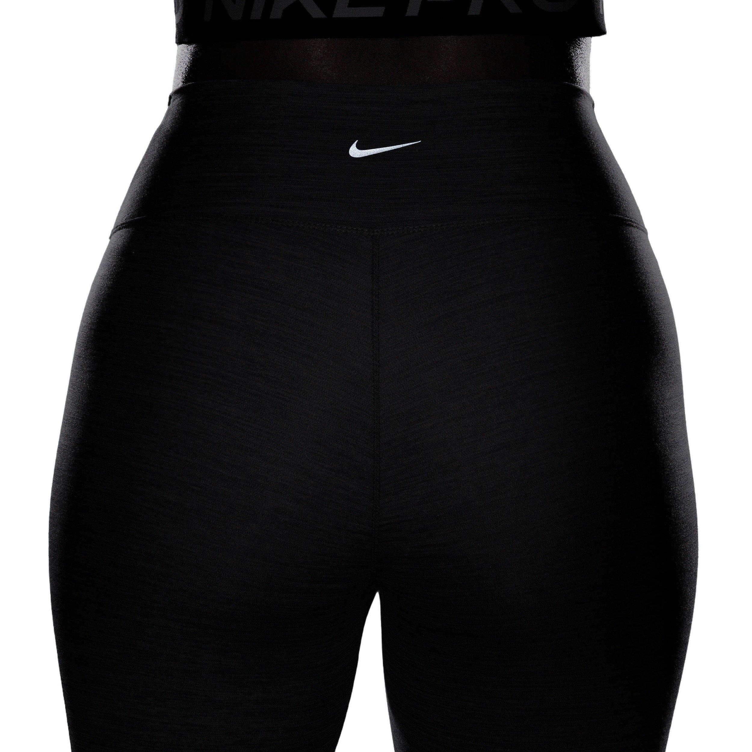 Nike Women's One High-Waisted Crop Leggings - GREY Thumbnail View 8
