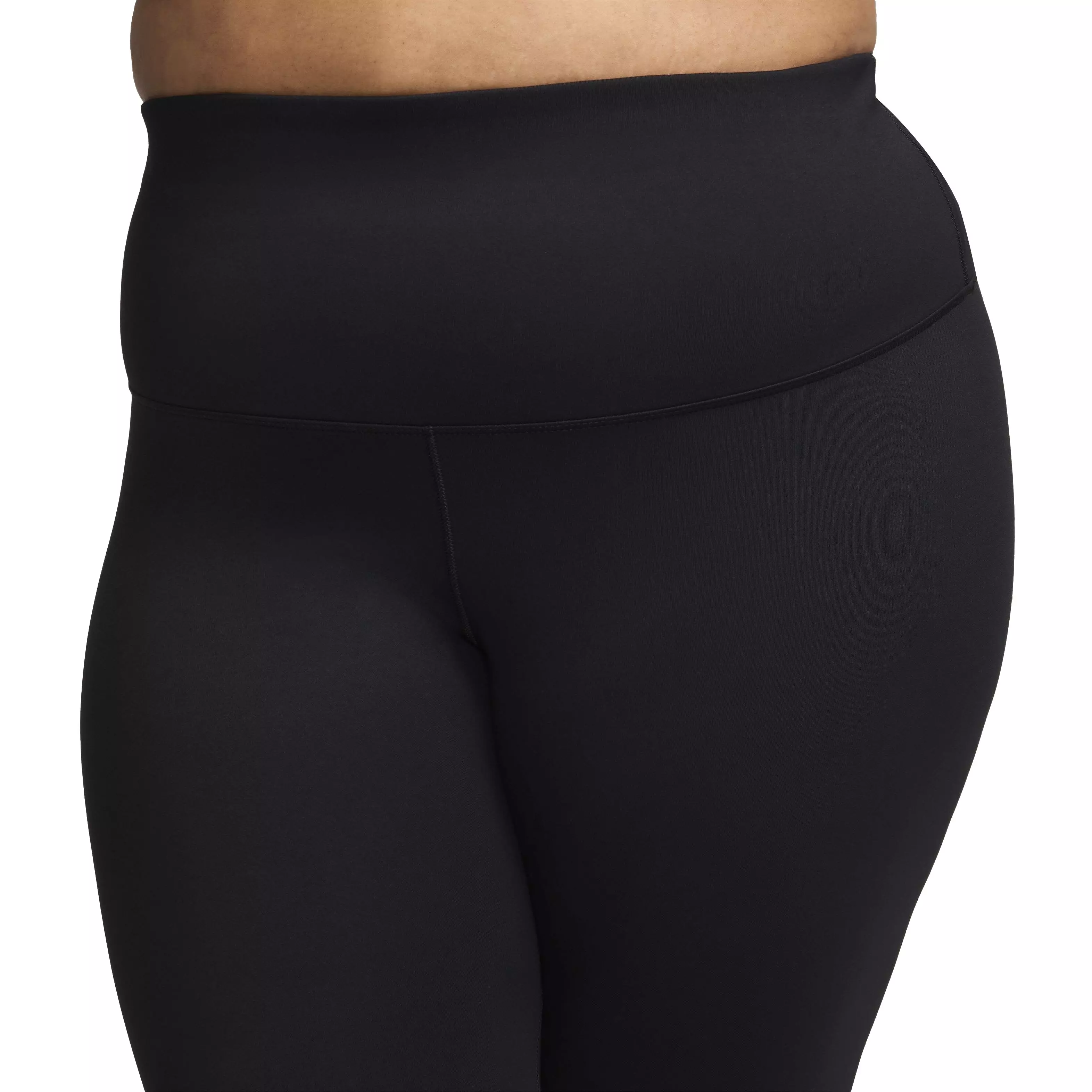 Nike Women's One High Waisted Crop Leggings - BLACK