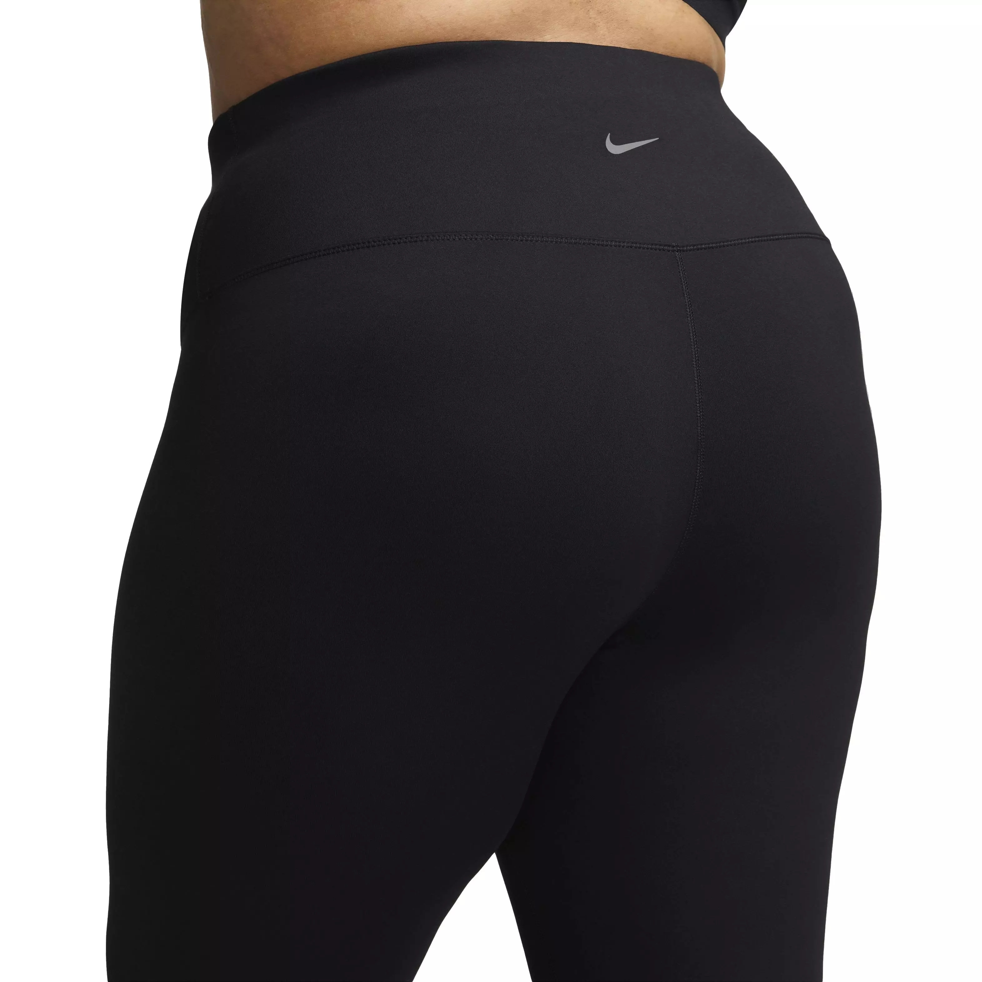 Nike Women's One High Waisted Crop Leggings - BLACK