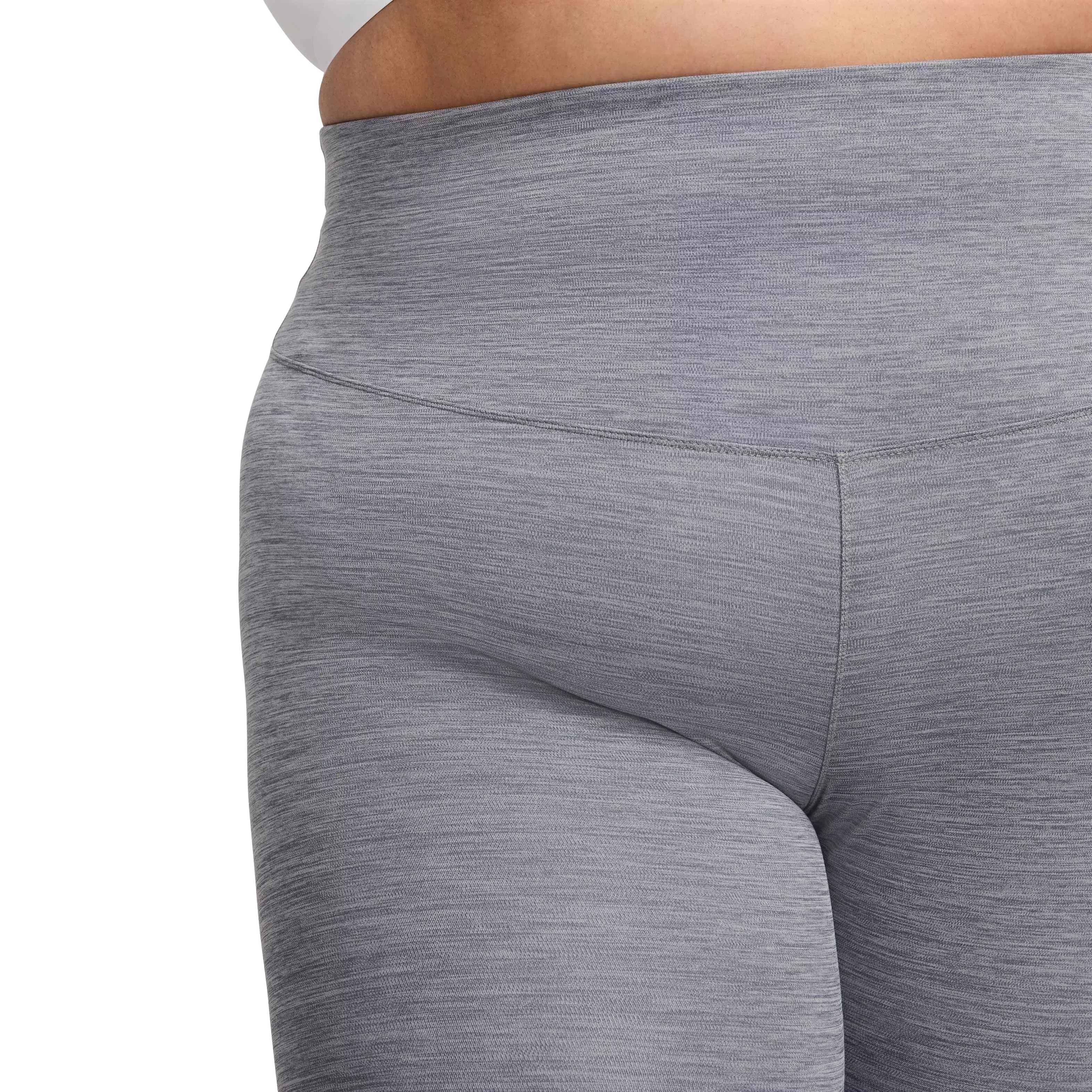 Nike Women's One High Waisted Crop Leggings - GREY