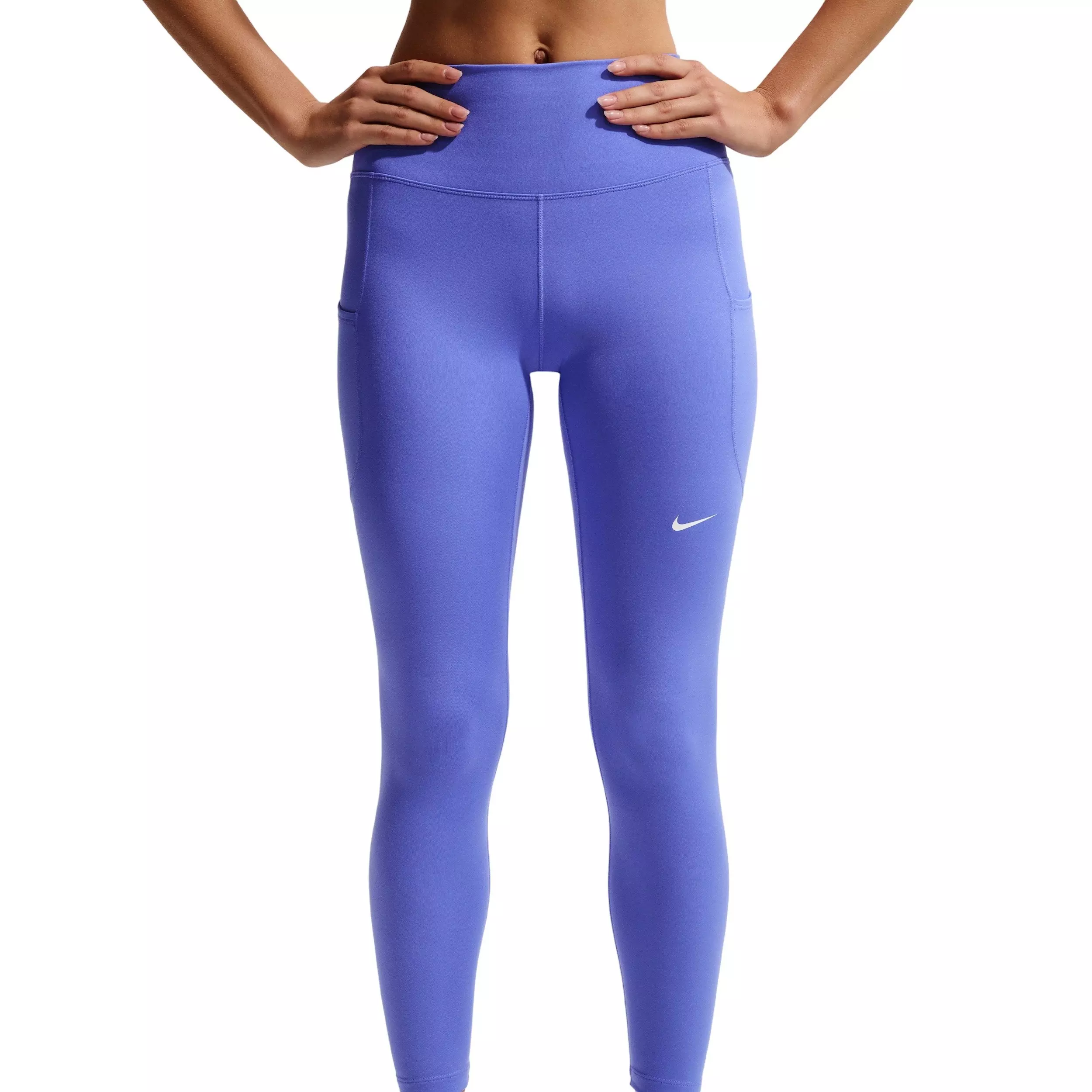Nike Women's One High-Waisted 7/8 Leggings with Pockets -Sapphire - SAPPHIRE