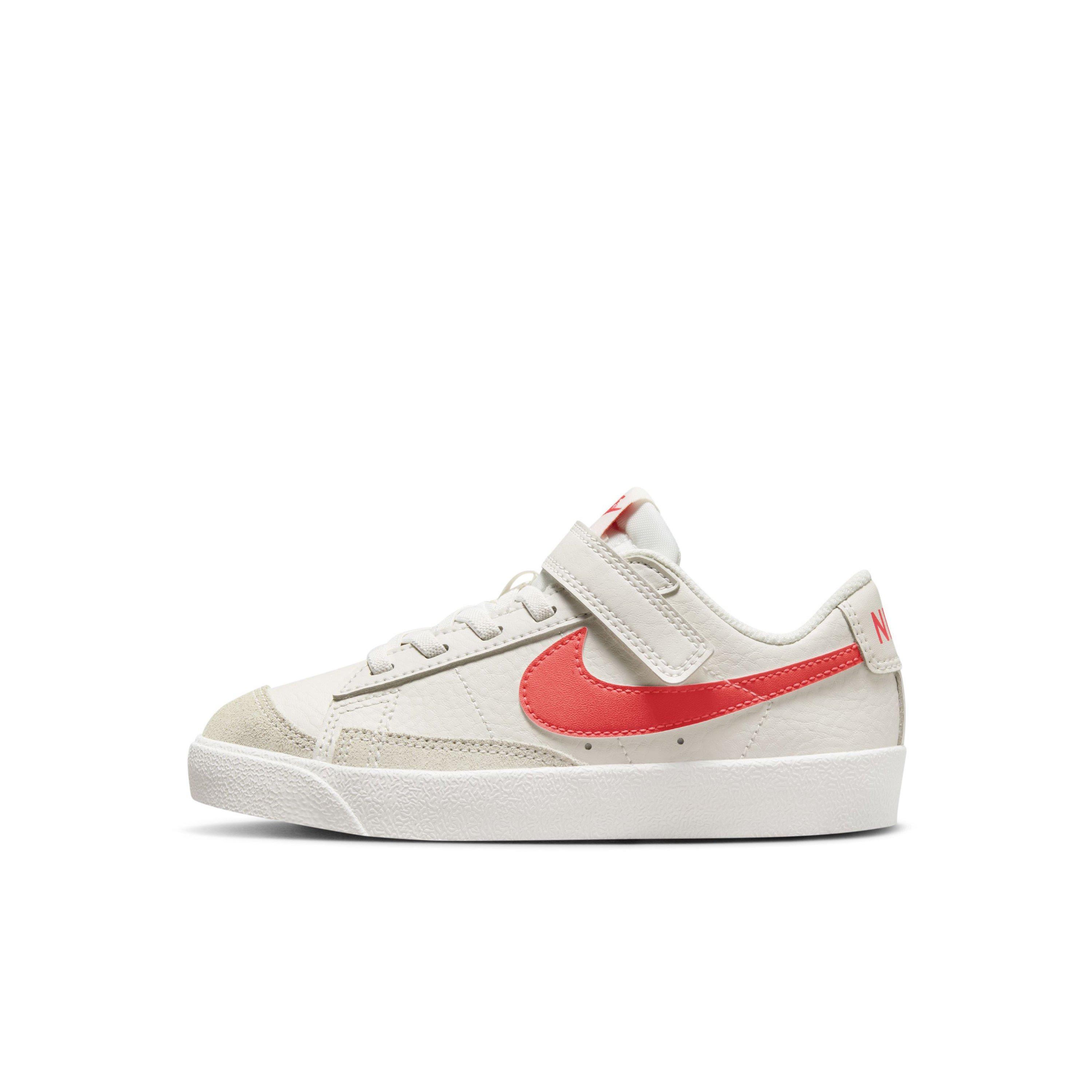 Nike Blazer Low '77 "Phantom/Summit White/Bright Crimson" Preschool Boys' Shoe - PHANTOM/WHITE/CRIMSON Thumbnail View 2