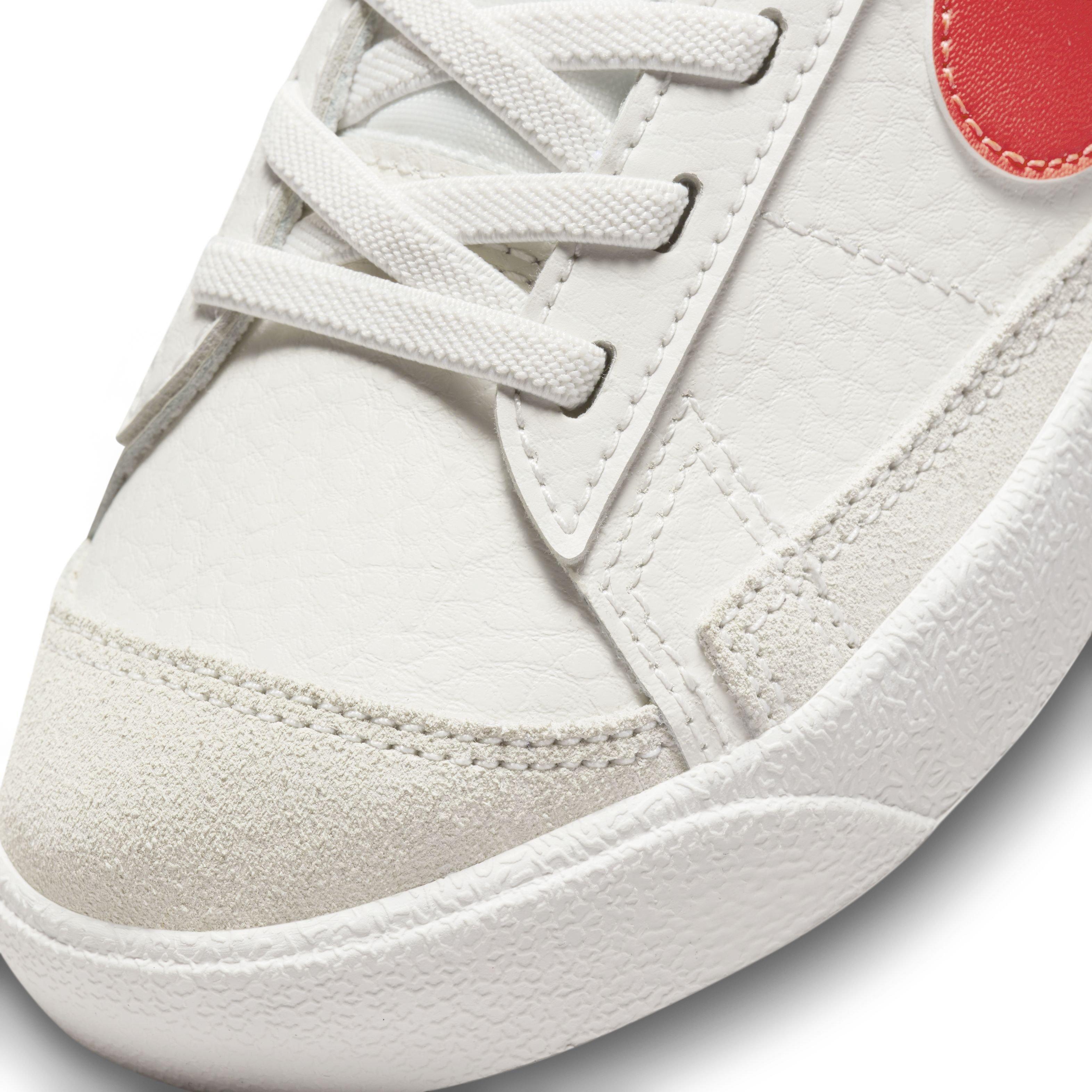 Nike Blazer Low '77 "Phantom/Summit White/Bright Crimson" Preschool Boys' Shoe - PHANTOM/WHITE/CRIMSON Thumbnail View 7