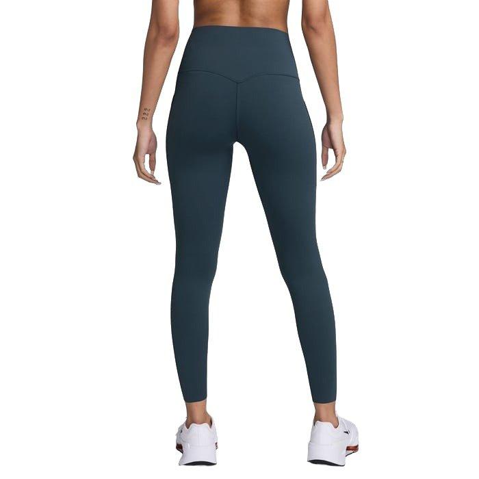Nike Women's Universa Medium-Support High-Waisted 7/8 Leggings with Pockets - NAVY Thumbnail View 2