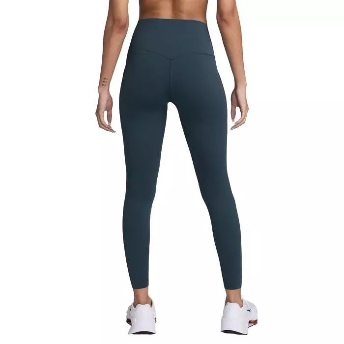 Nike Women's Universa Medium-Support High-Waisted 7/8 Leggings with Pockets - NAVY