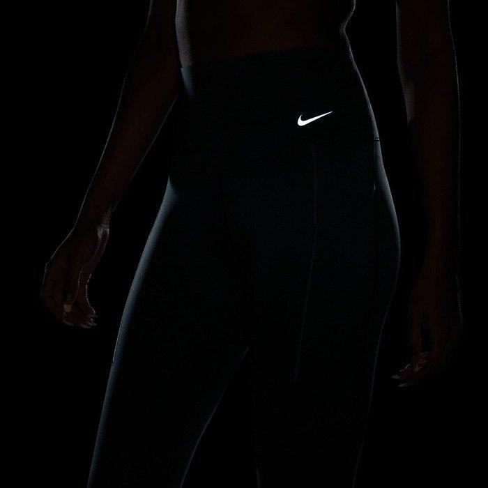 Nike Women's Universa Medium-Support High-Waisted 7/8 Leggings with Pockets - NAVY Thumbnail View 4