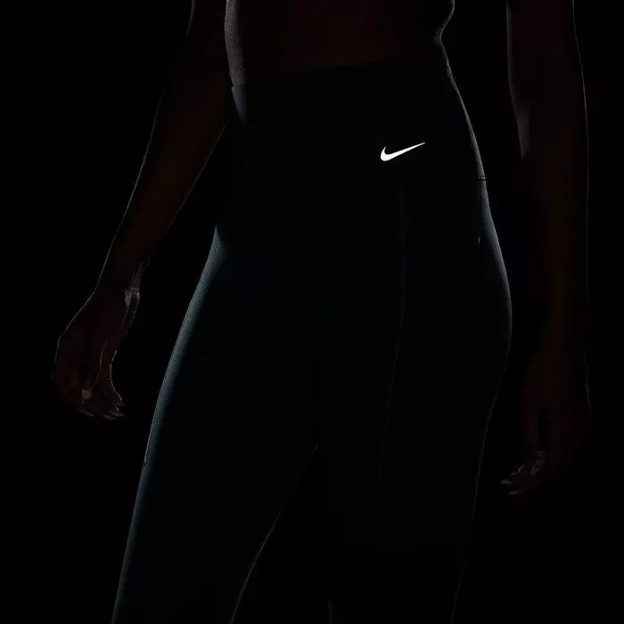 Nike Women's Universa Medium-Support High-Waisted 7/8 Leggings with Pockets - NAVY