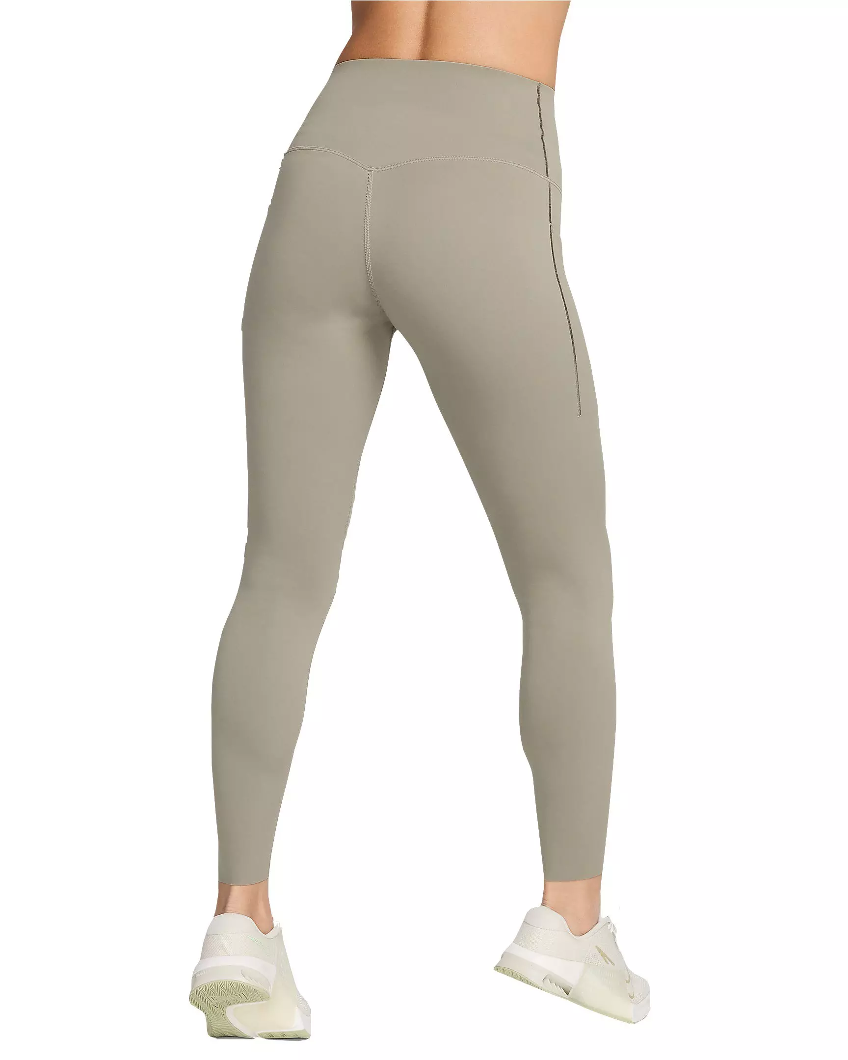 Nike Women's Universa Medium-Support High-Waisted 7/8 Leggings with Pockets - GREEN