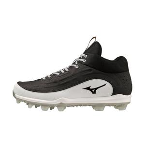 Mizuno Ambition 3 Mid TPU "Black/White" Men's Baseball Cleat