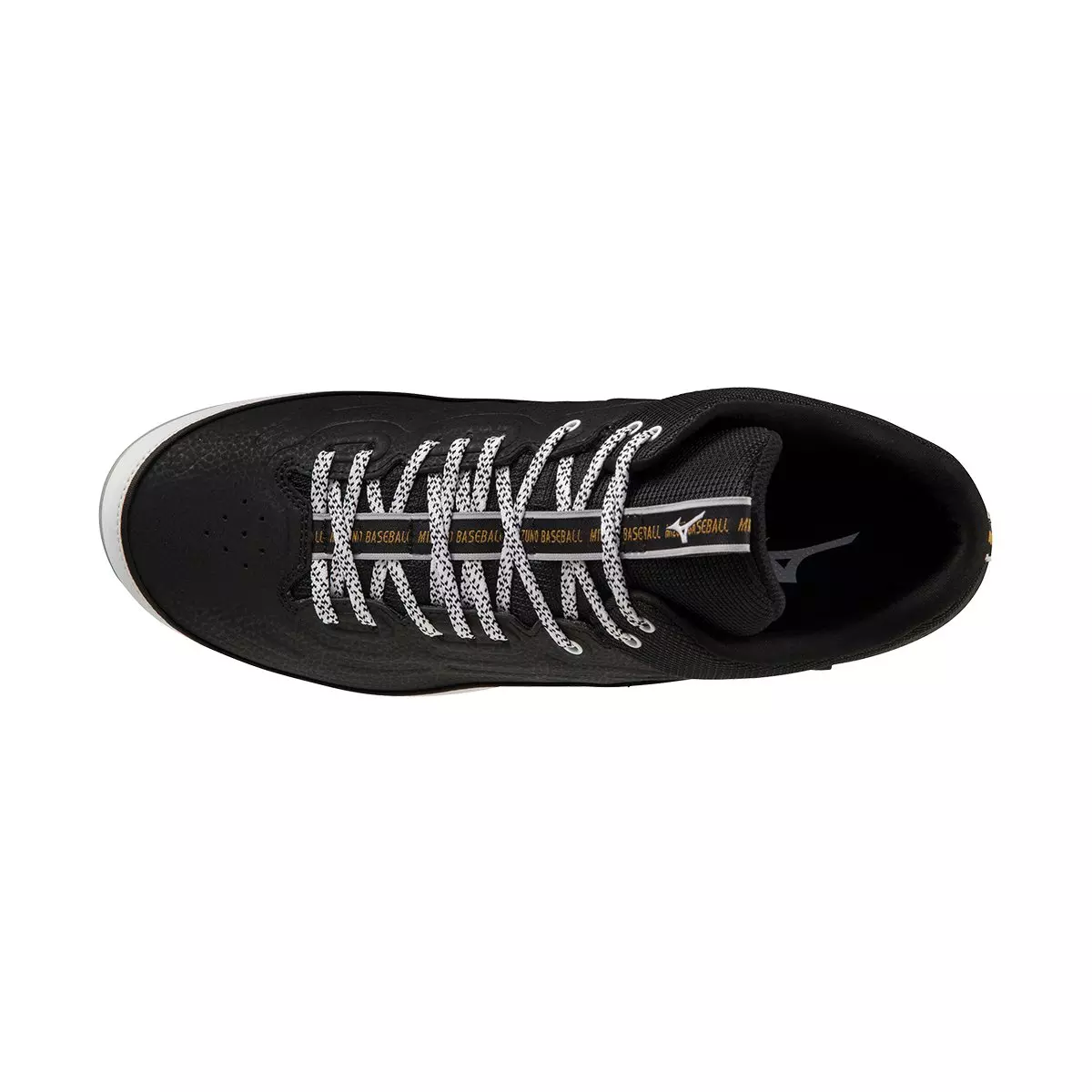 Mizuno Ambition 3 Mid TPU "Black/White" Men's Baseball Cleat - BLACK/WHITE