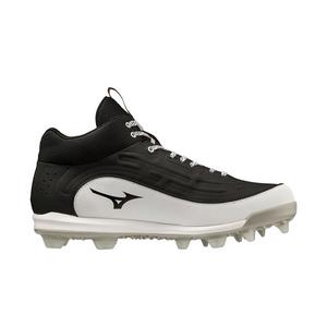 Mizuno Ambition 3 Mid TPU "Black/White" Men's Baseball Cleat