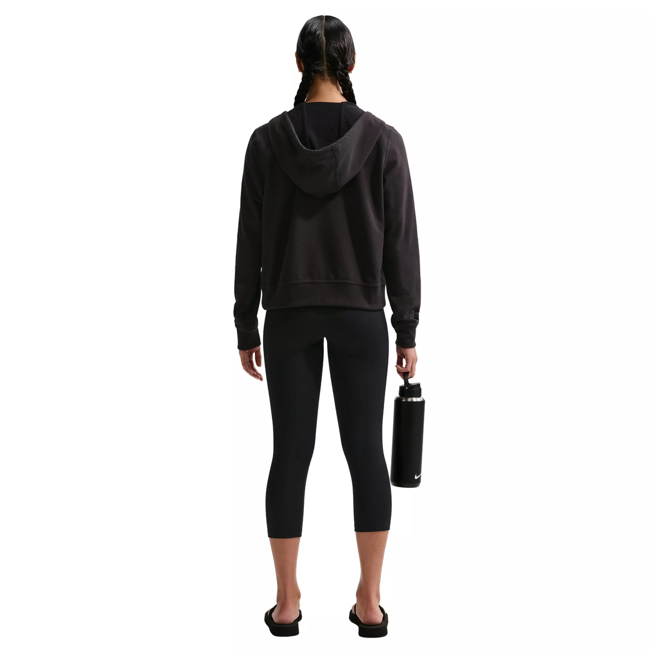 Nike Women's One High-Waisted Crop Leggings - Black - BLACK