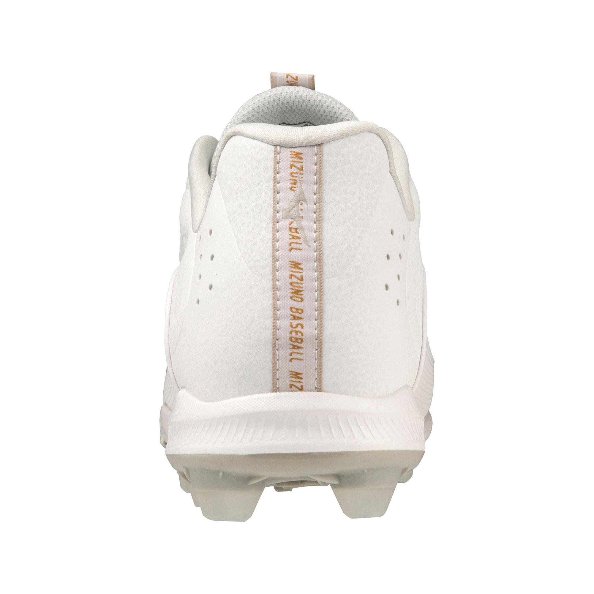 Mizuno Ambition 3 TPU "White" Men's Baseball Cleat - WHITE Thumbnail View 5