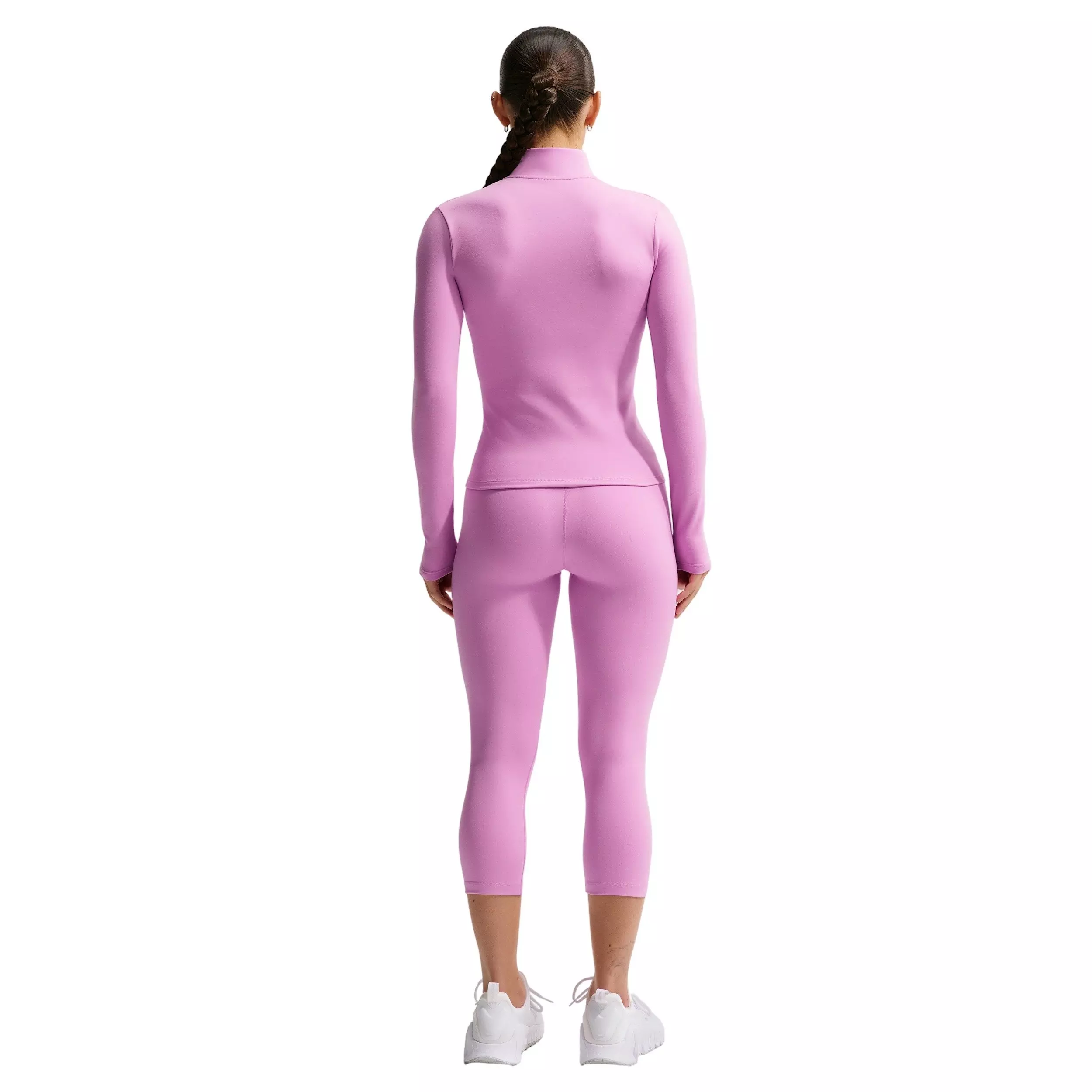 Nike Women's One High-Waisted Crop Leggings - Lt Magenta - LT MAGENTA