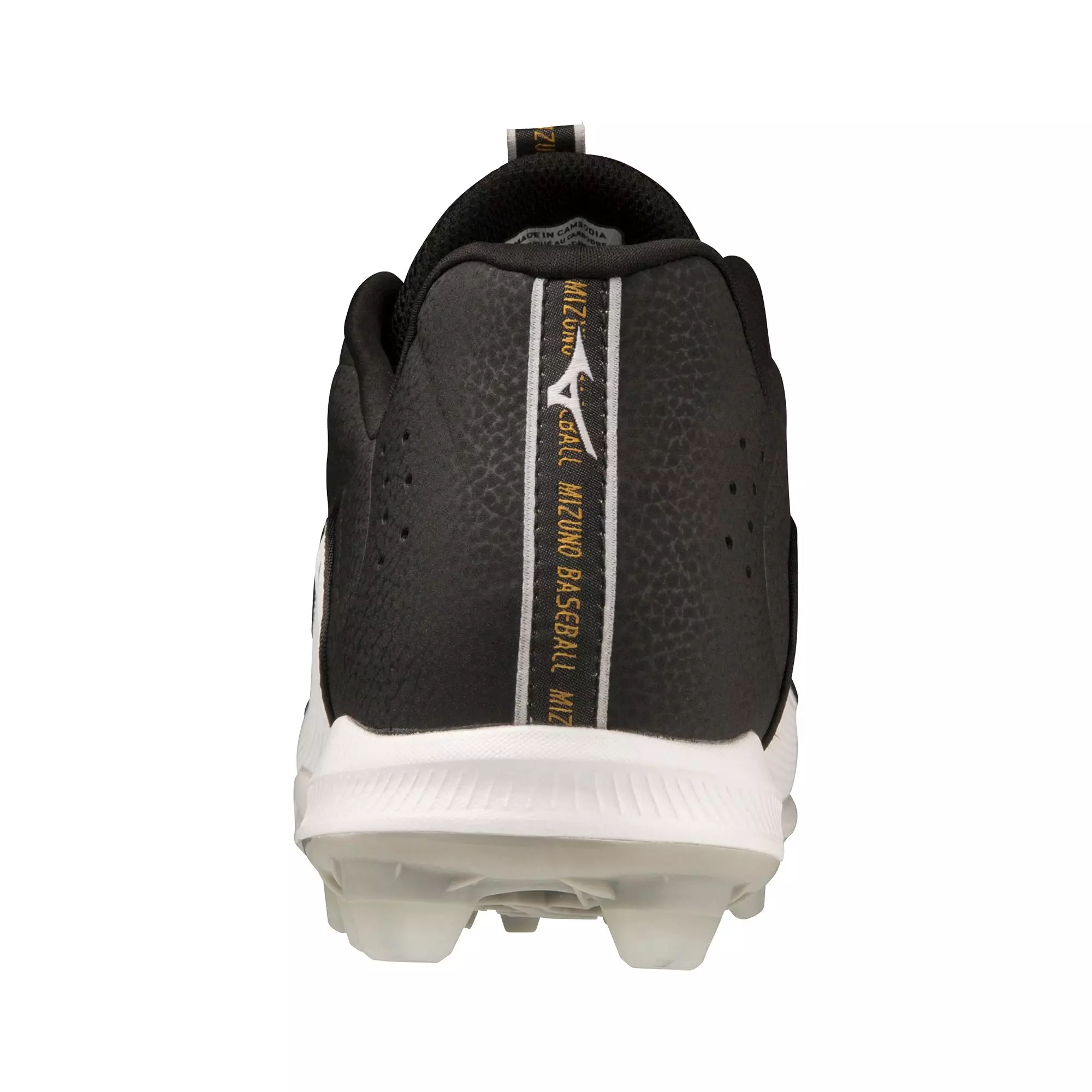 Mizuno Ambition 3 TPU "Black/White" Men's Baseball Cleat - BLACK/WHITE