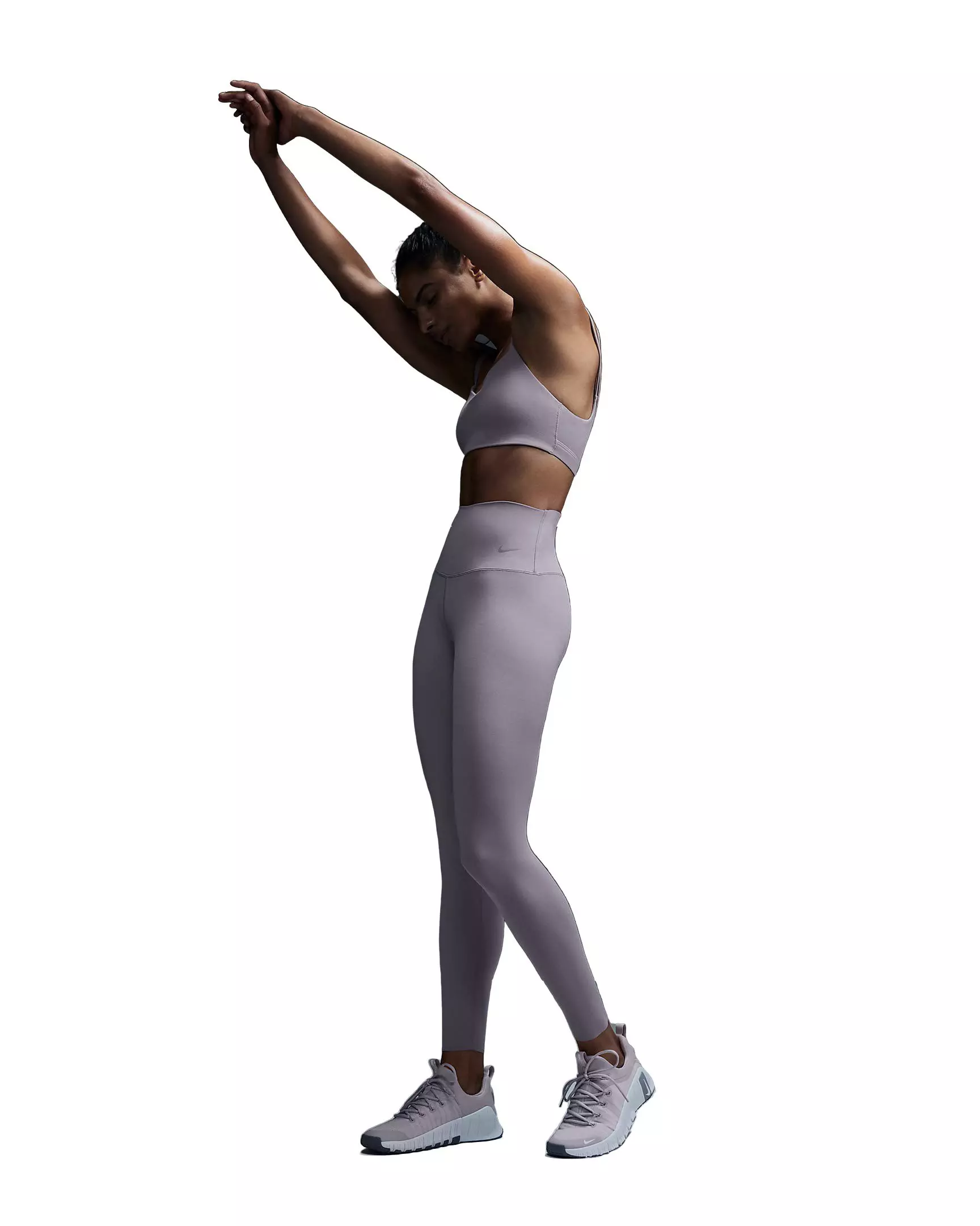 Nike Women's Zenvy Gentle-Support High-Waisted 7/8 Leggings - LIGHT PURPLE