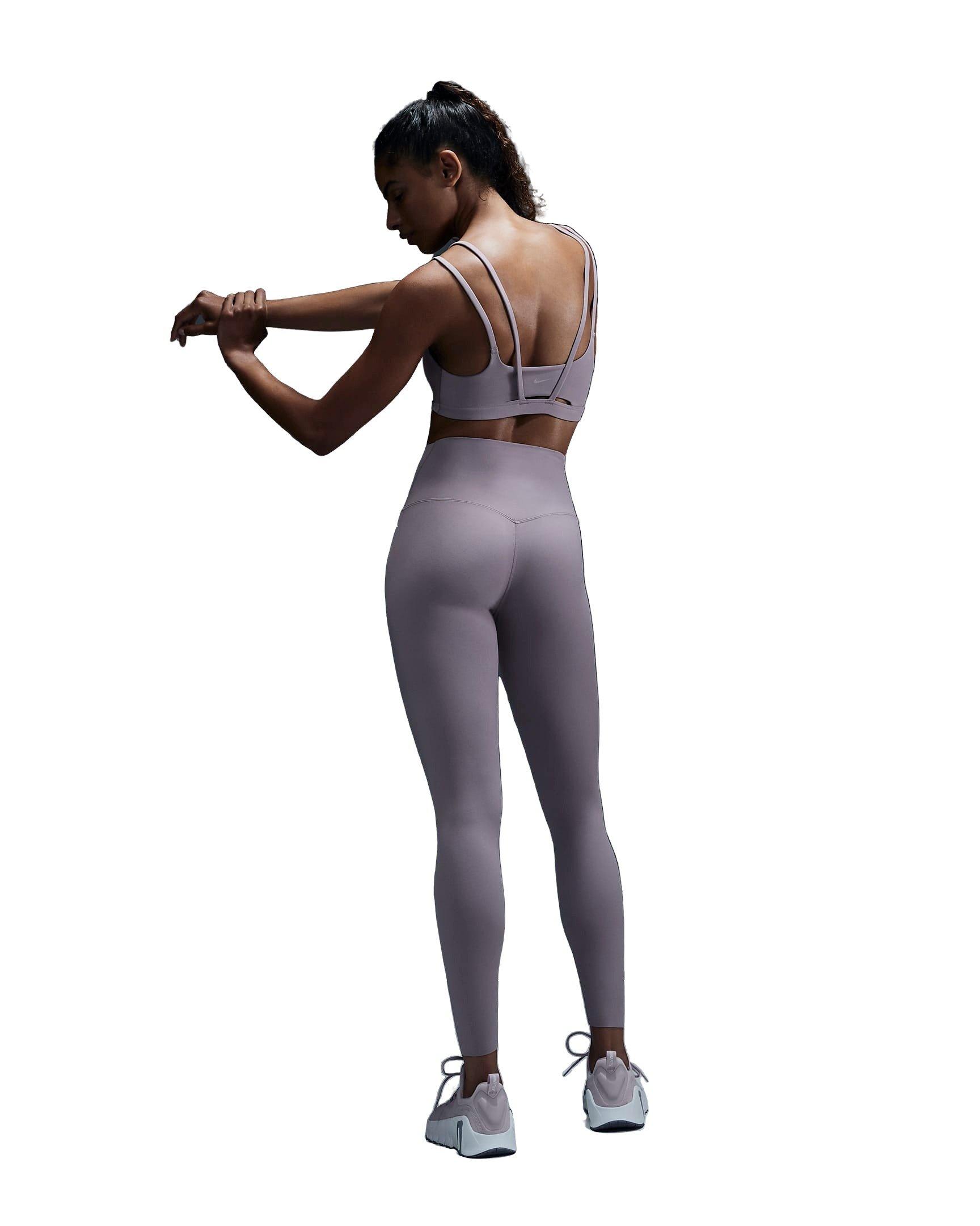 Nike Women's Zenvy Gentle-Support High-Waisted 7/8 Leggings - LIGHT PURPLE Thumbnail View 2