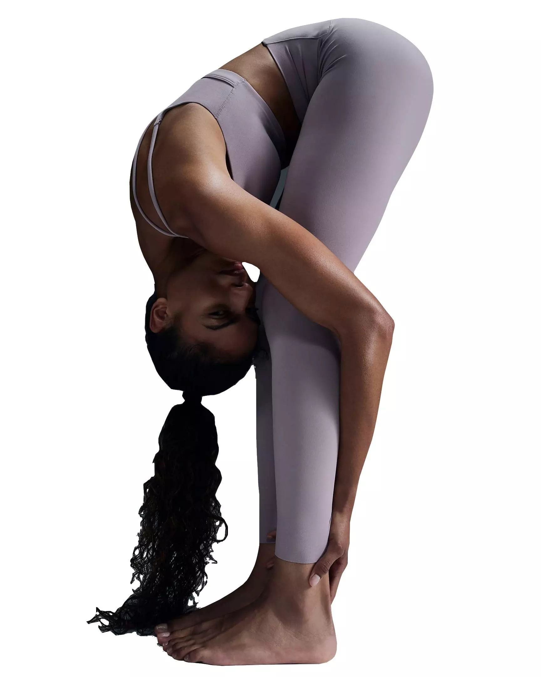 Nike Women's Zenvy Gentle-Support High-Waisted 7/8 Leggings - LIGHT PURPLE